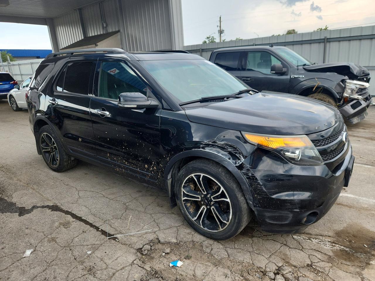 2014 Ford Explorer Sport Black vin: 1FM5K8GT1EGA79087