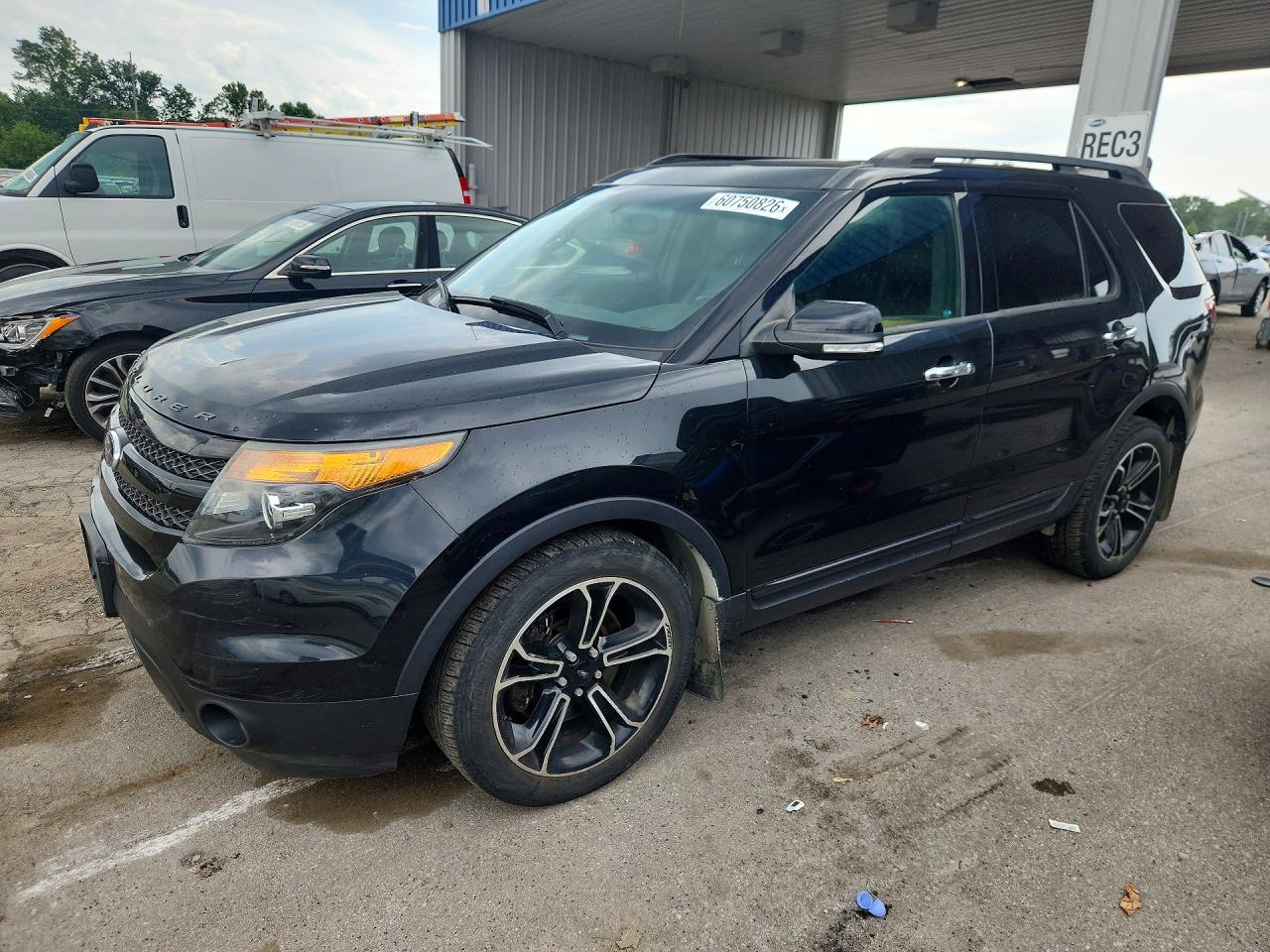 2014 Ford Explorer Sport Black vin: 1FM5K8GT1EGA79087