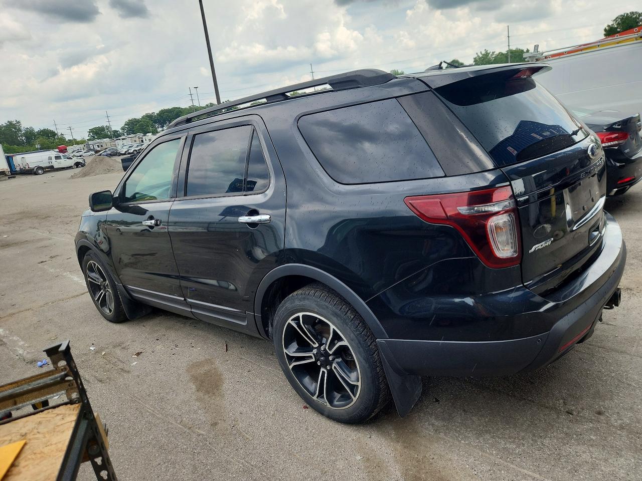 2014 Ford Explorer Sport Black vin: 1FM5K8GT1EGA79087