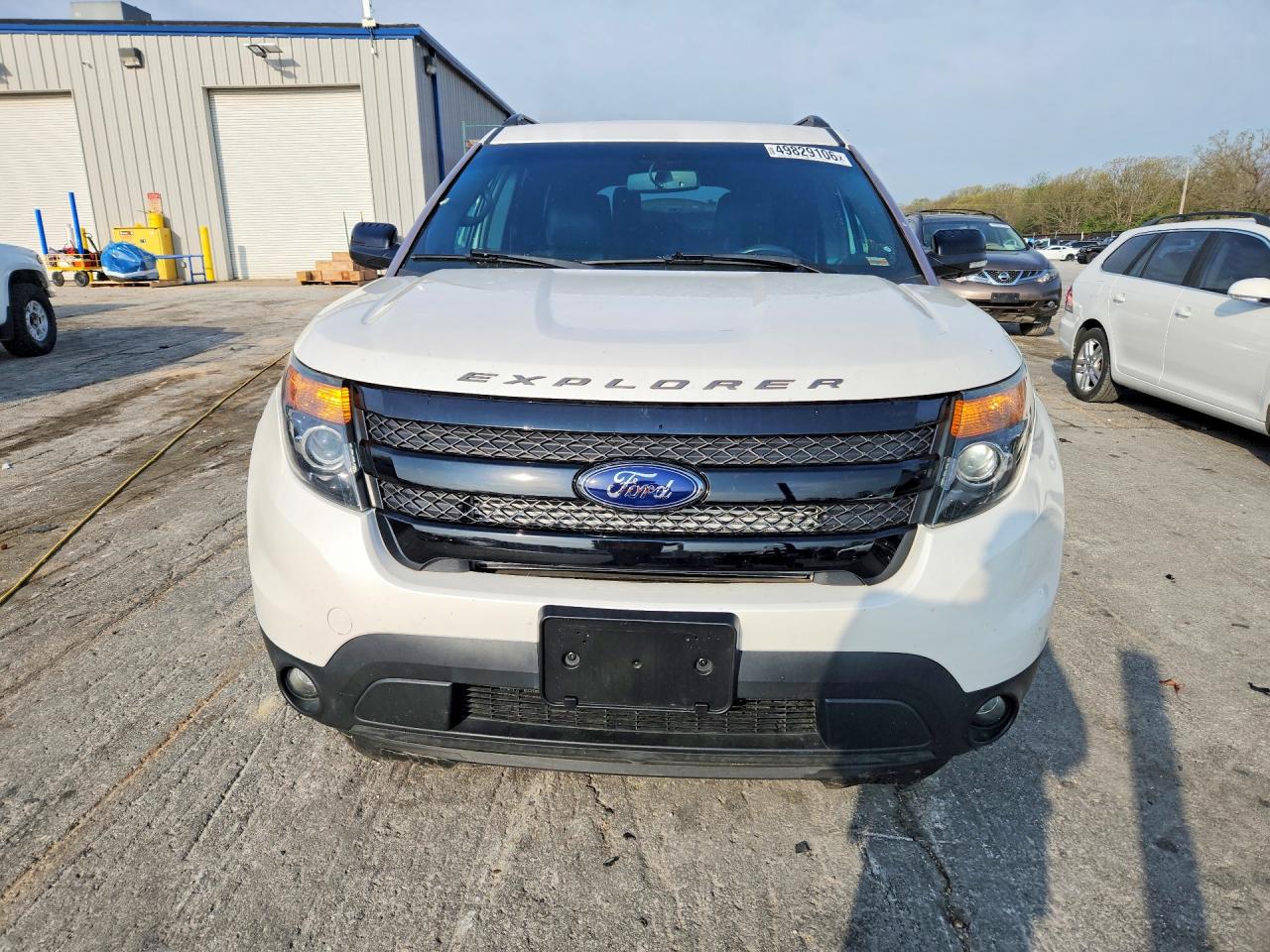 2014 Ford Explorer Sport White vin: 1FM5K8GT1EGA90591