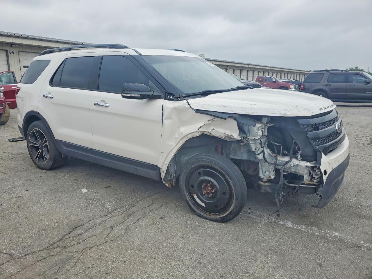 2014 Ford Explorer Sport Белый vin: 1FM5K8GT1EGB77696