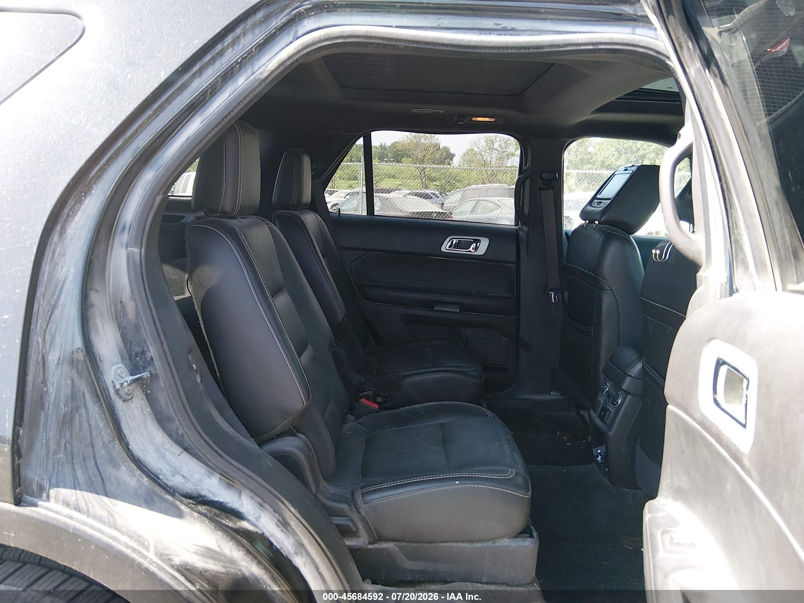 2015 Ford Explorer Sport Black vin: 1FM5K8GT1FGA08800