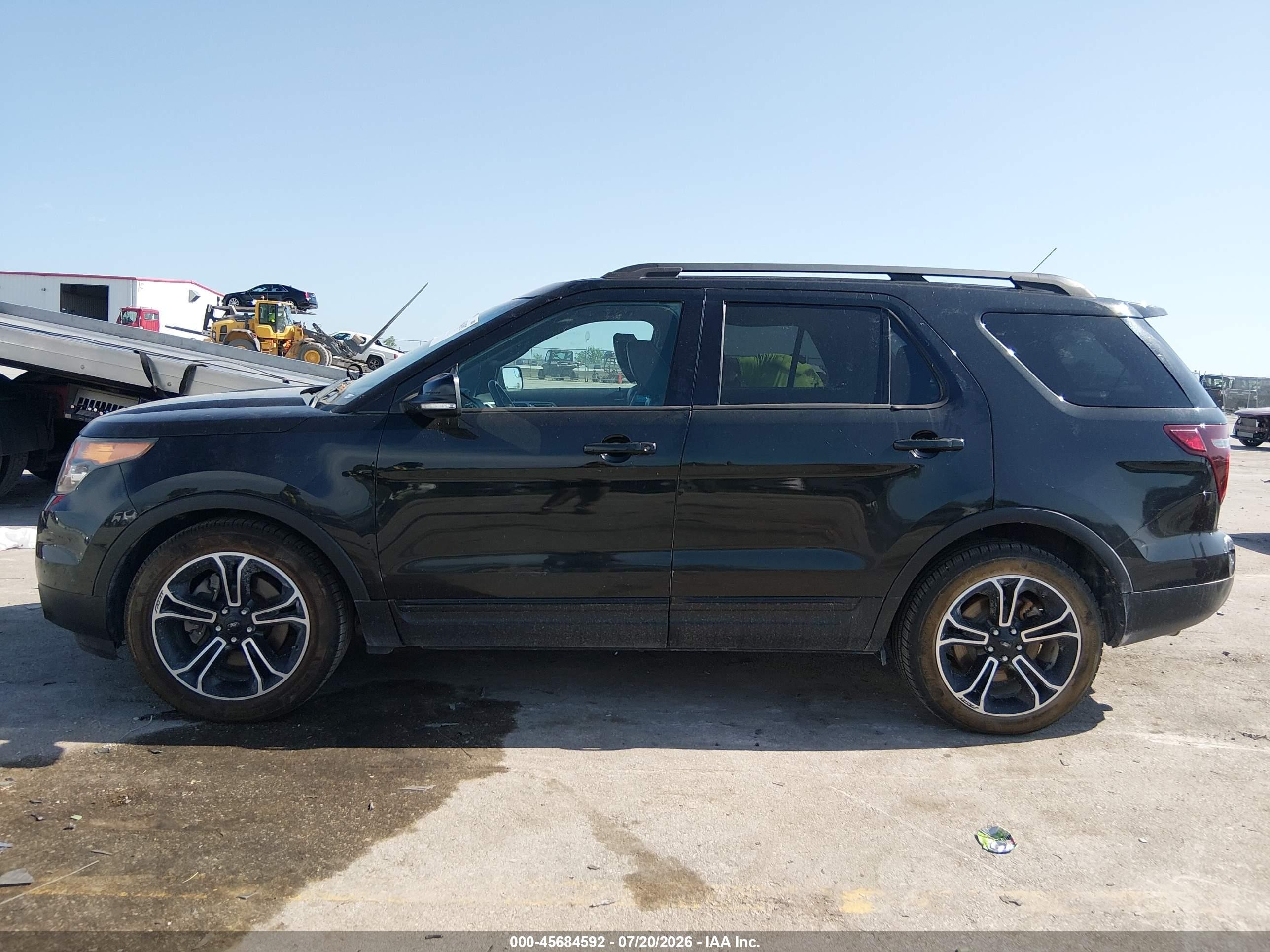 2015 Ford Explorer Sport Black vin: 1FM5K8GT1FGA08800