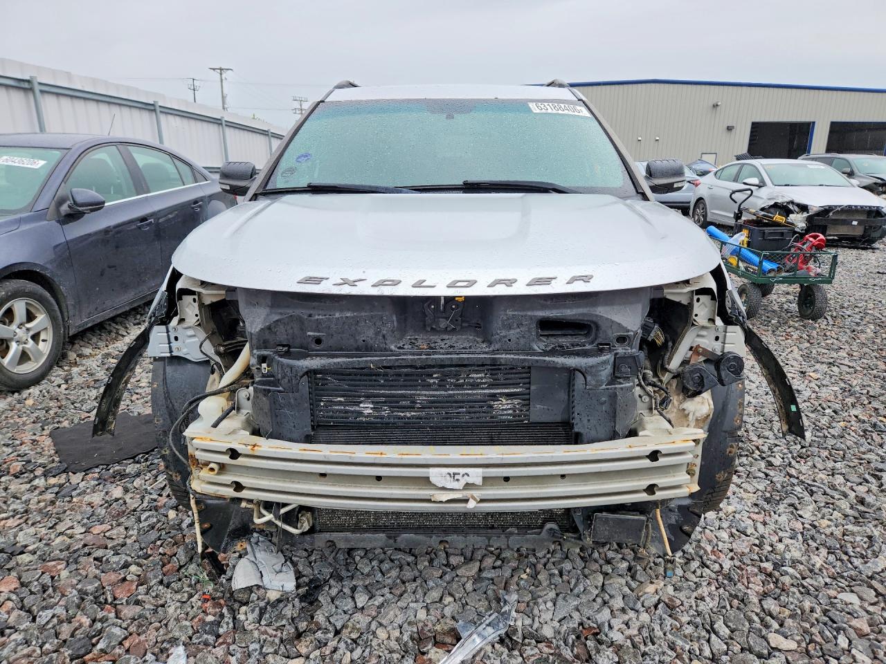 2015 Ford Explorer Sport Серебряный vin: 1FM5K8GT1FGA14256