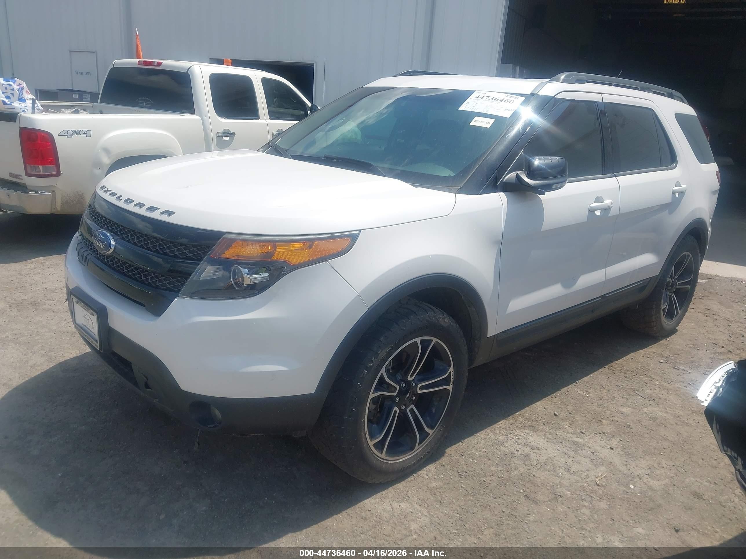 2015 Ford Explorer Sport Белый vin: 1FM5K8GT1FGA19053
