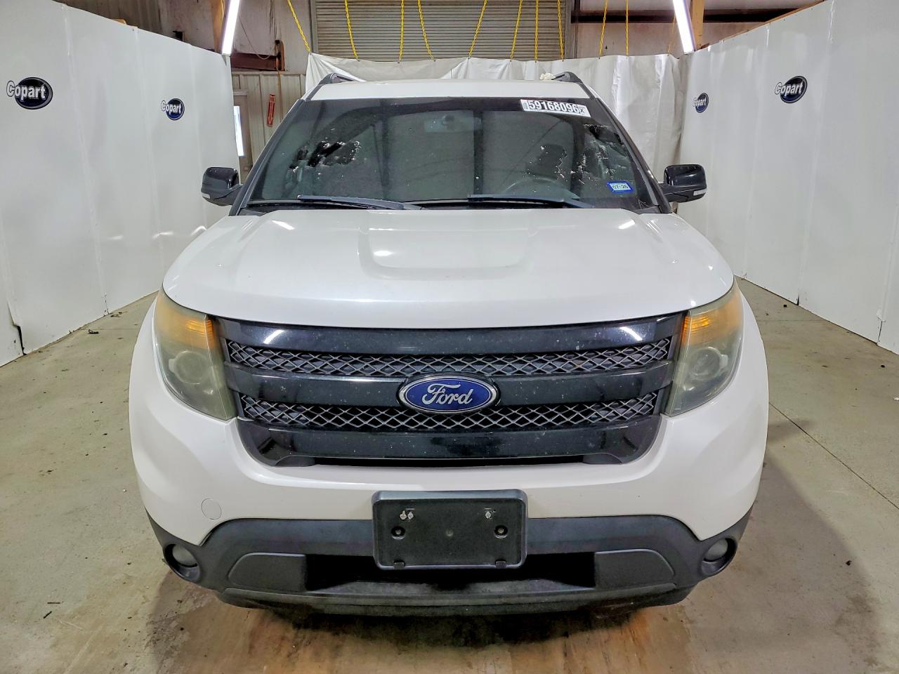 2015 Ford Explorer Sport White vin: 1FM5K8GT1FGA19313
