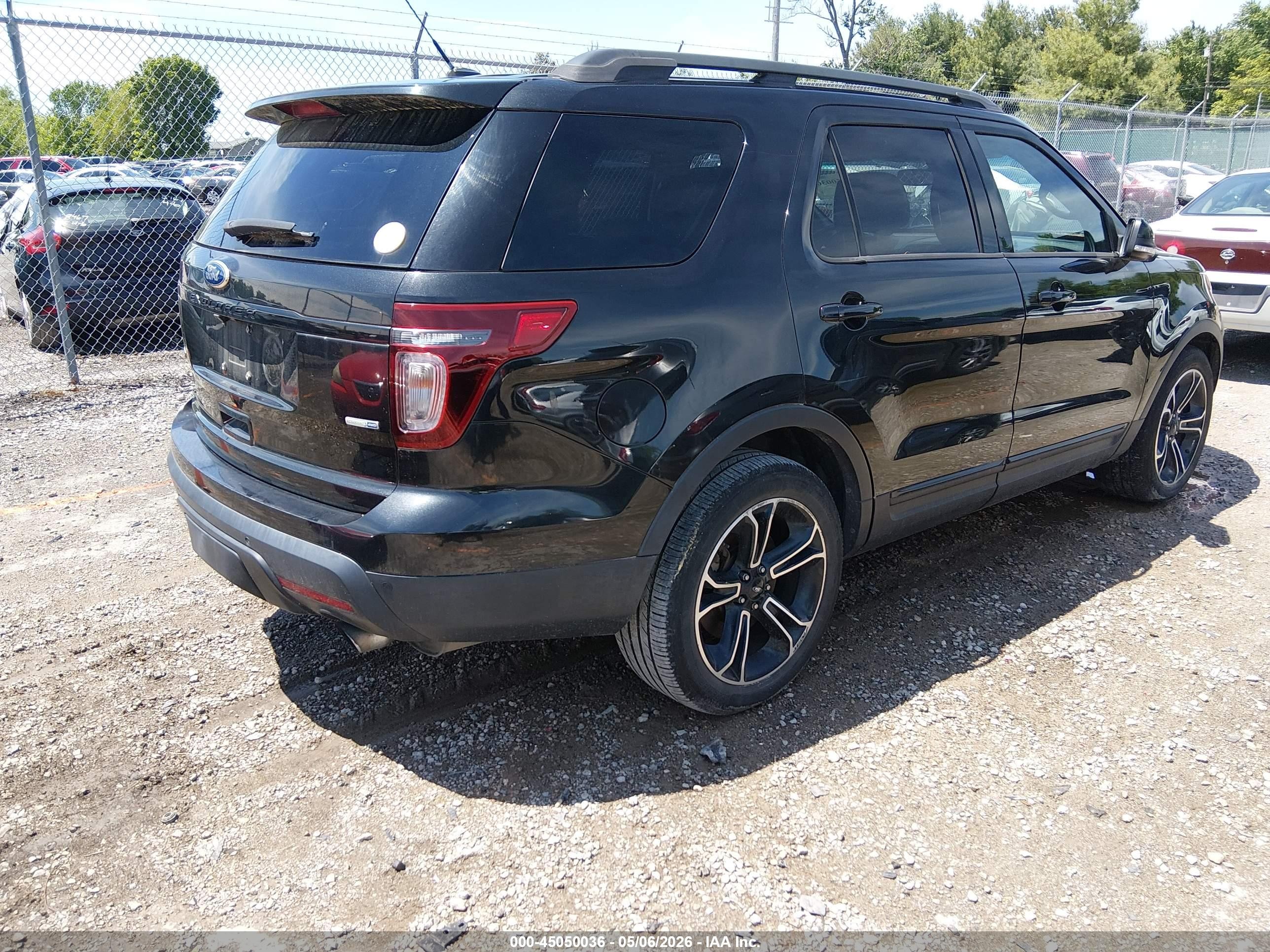 2015 Ford Explorer Sport Черный vin: 1FM5K8GT1FGB48457