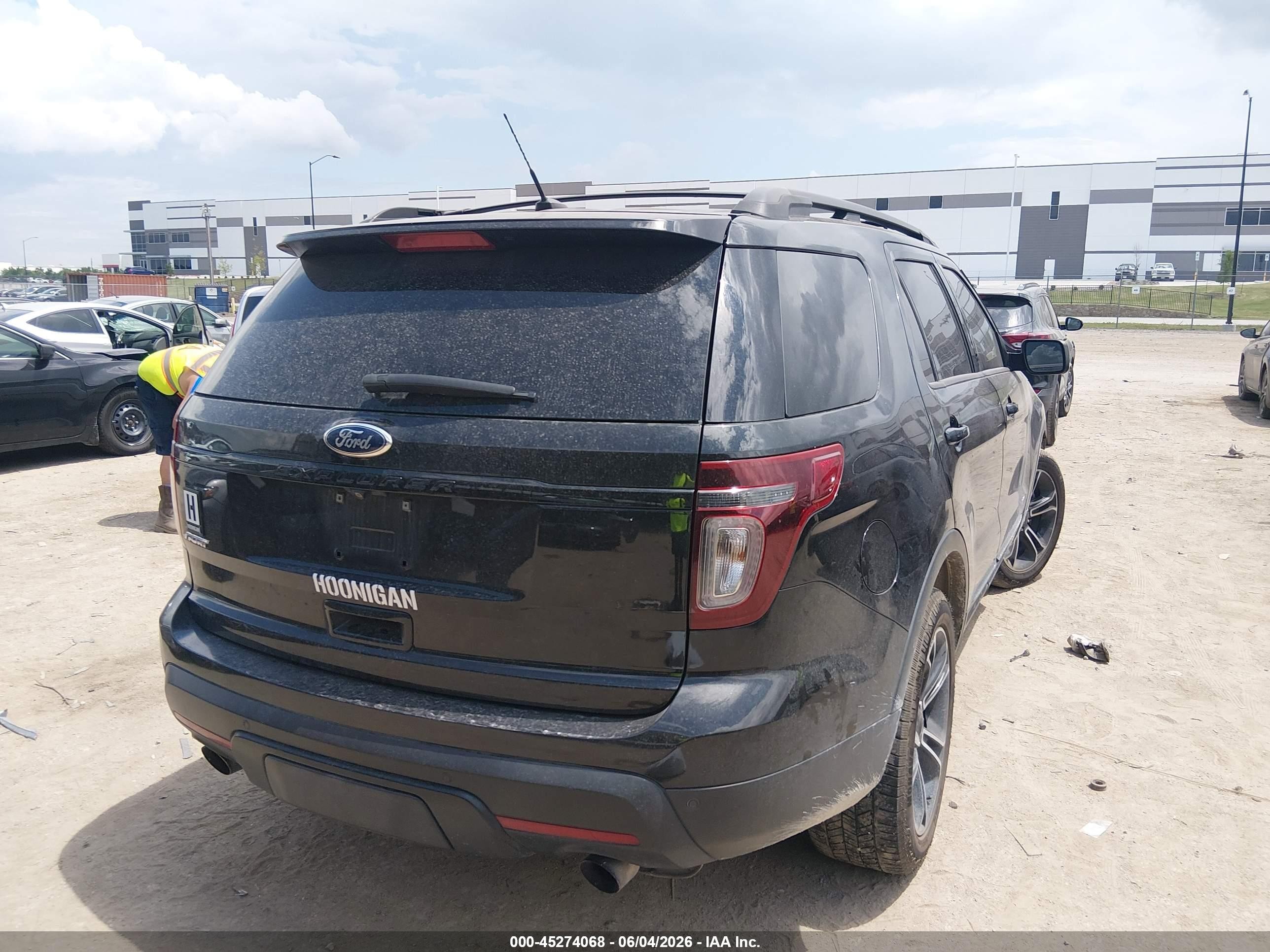 2015 Ford Explorer Sport Black vin: 1FM5K8GT1FGC37266