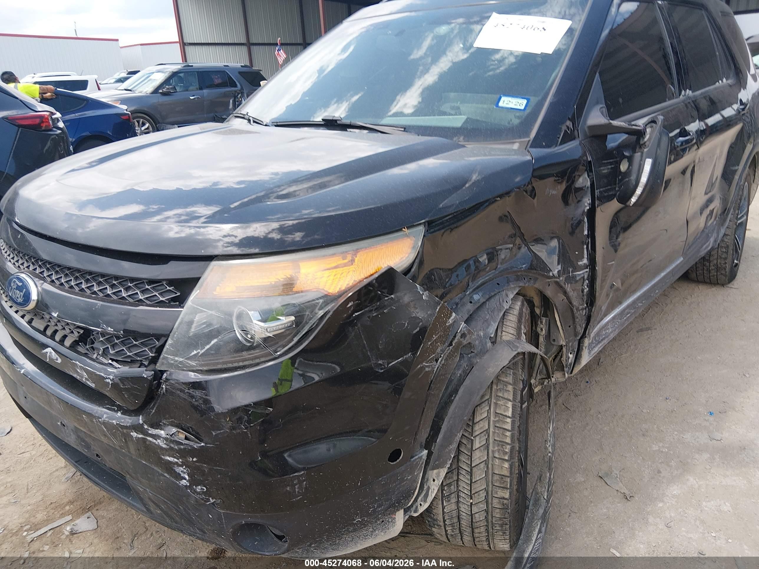2015 Ford Explorer Sport Black vin: 1FM5K8GT1FGC37266