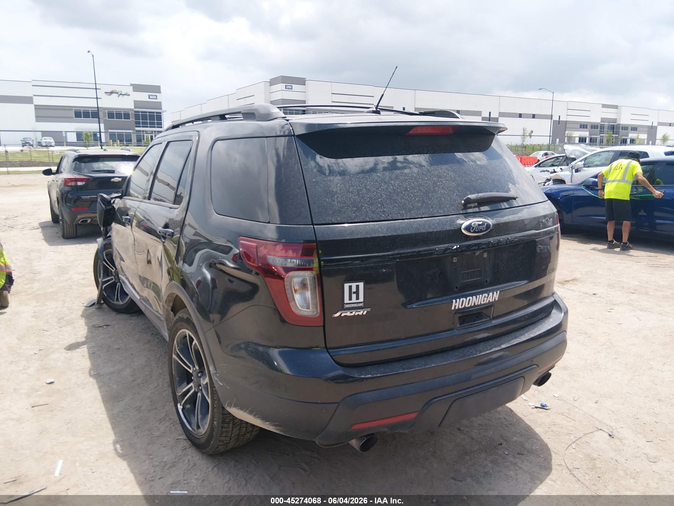 2015 Ford Explorer Sport Black vin: 1FM5K8GT1FGC37266