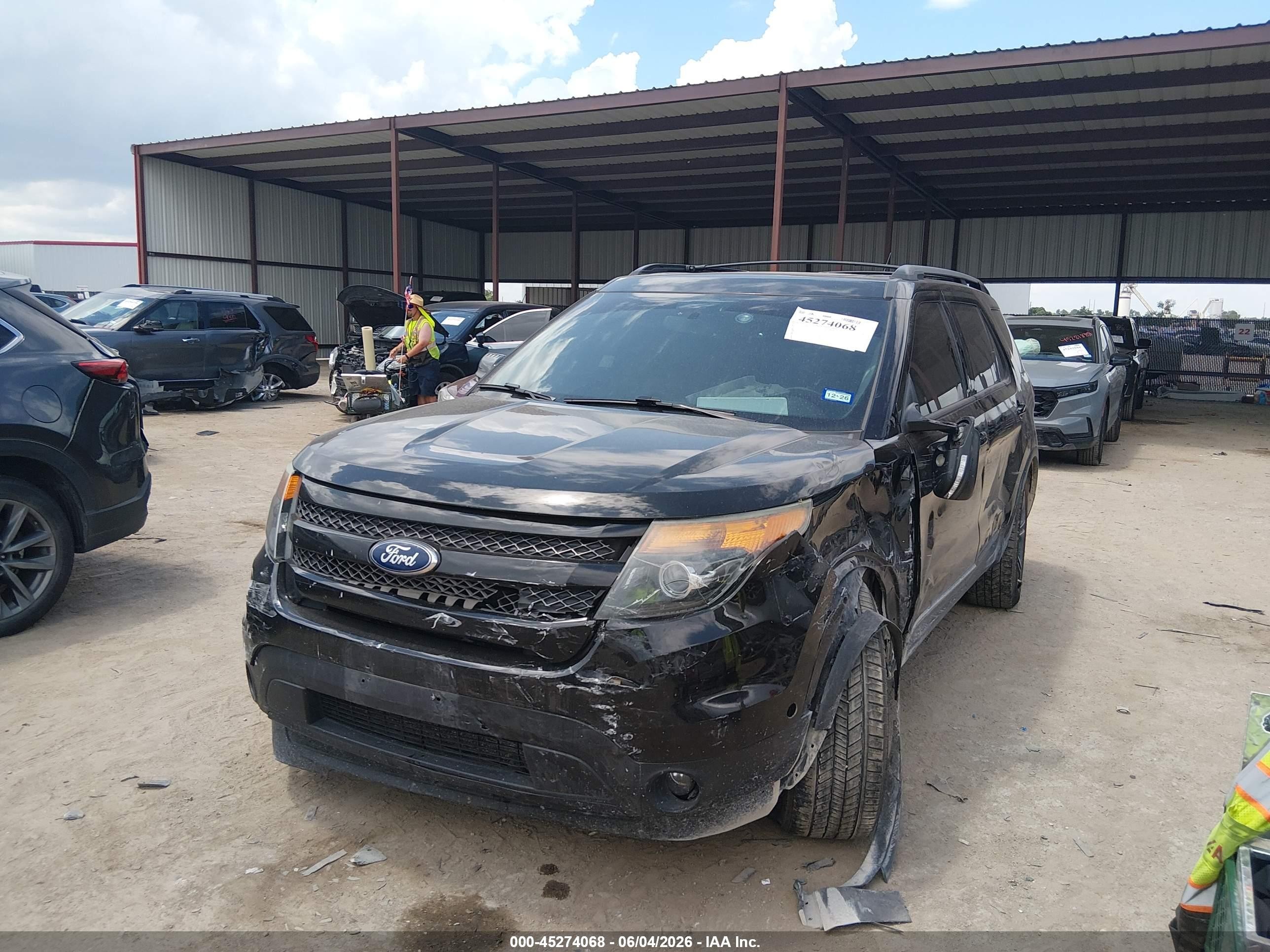2015 Ford Explorer Sport Black vin: 1FM5K8GT1FGC37266