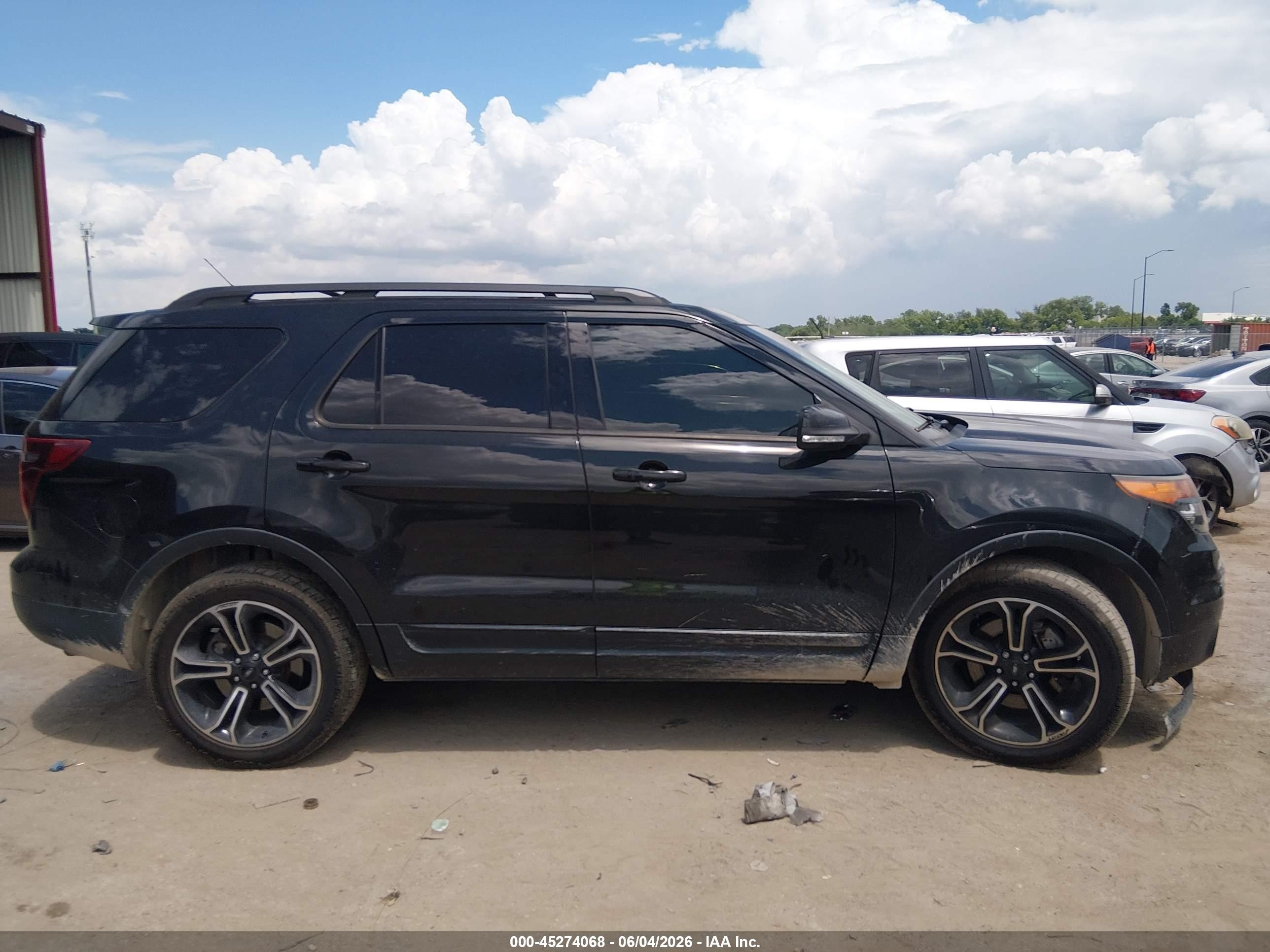 2015 Ford Explorer Sport Black vin: 1FM5K8GT1FGC37266