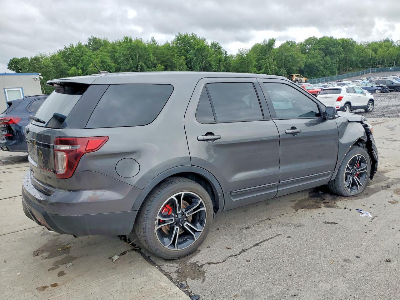 2015 Ford Explorer Sport Charcoal vin: 1FM5K8GT1FGC58697