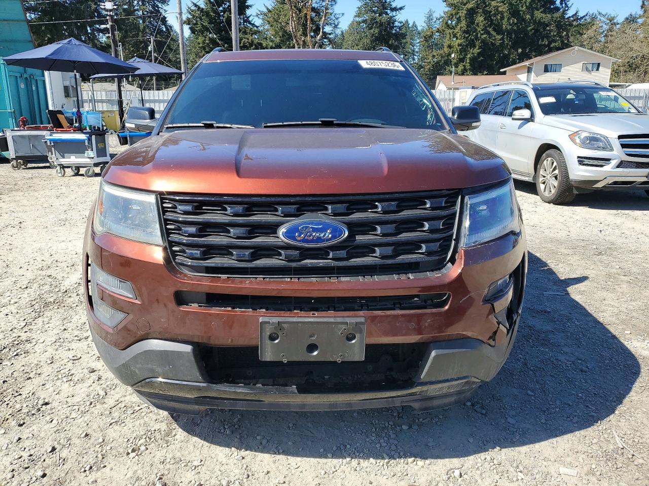 2016 Ford Explorer Sport Maroon vin: 1FM5K8GT1GGA35173
