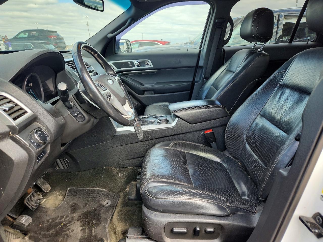 2014 Ford Explorer Sport White vin: 1FM5K8GT2EGA10196