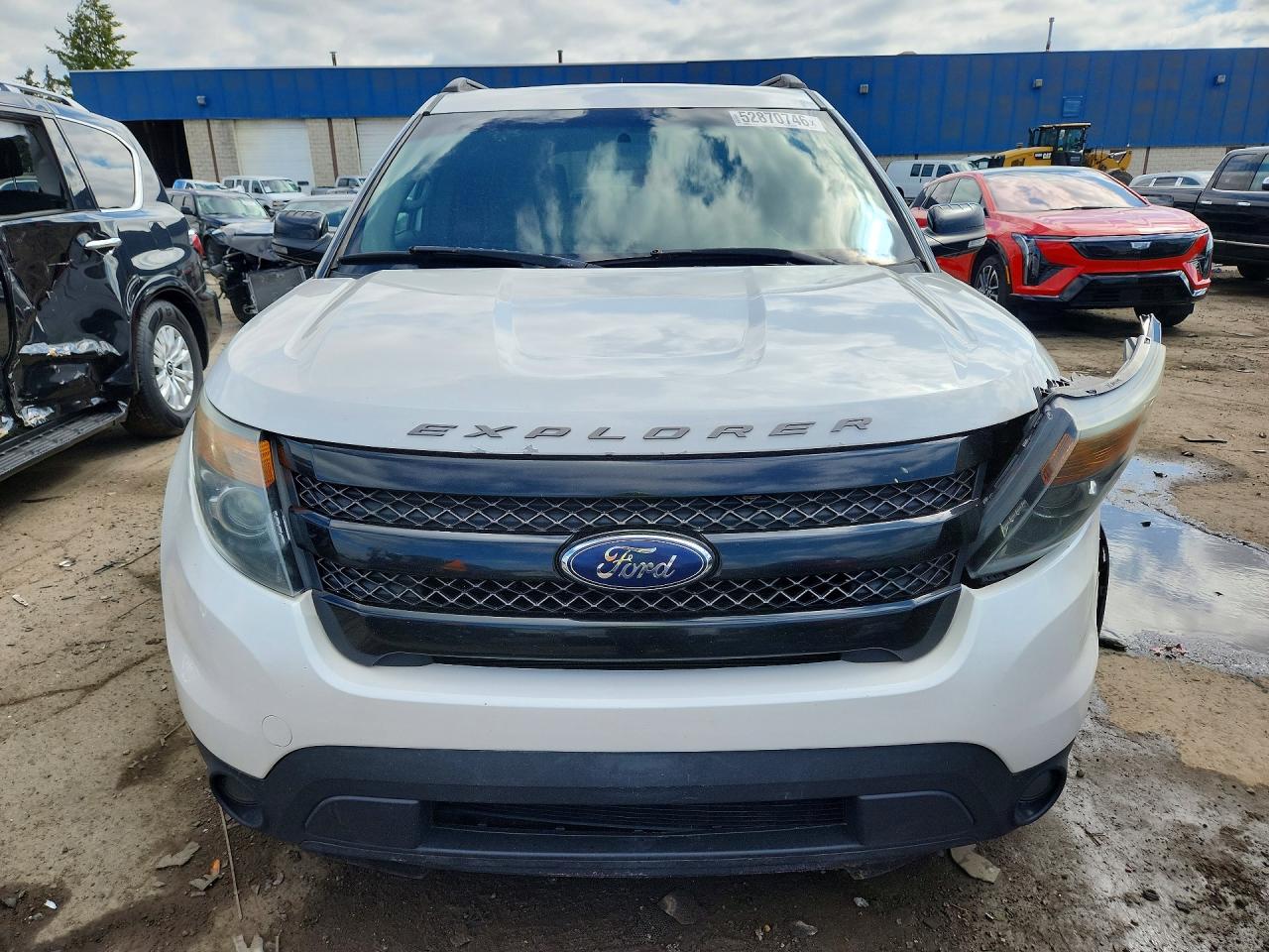 2014 Ford Explorer Sport White vin: 1FM5K8GT2EGA10196