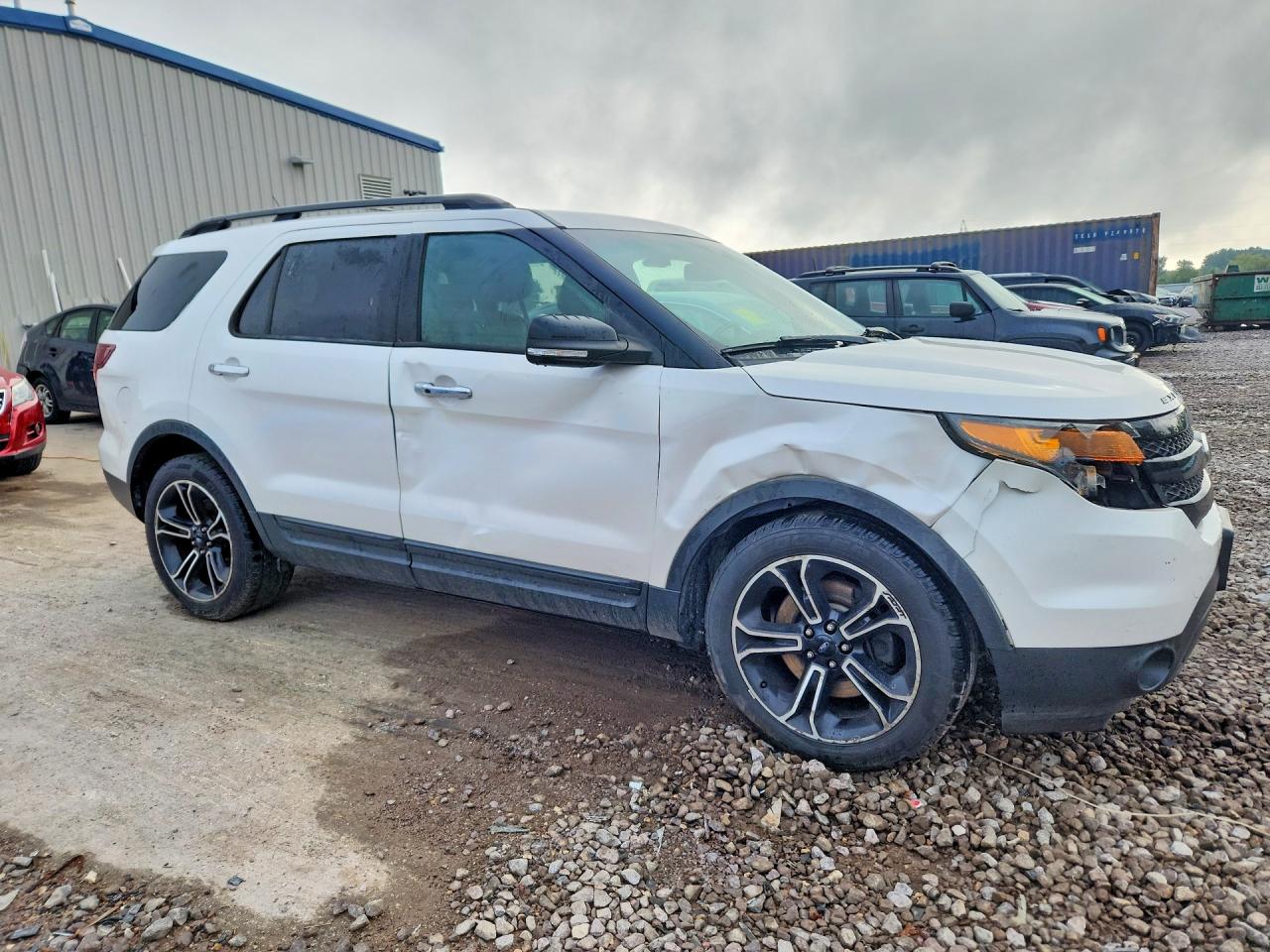 2014 Ford Explorer Sport White vin: 1FM5K8GT2EGA10716