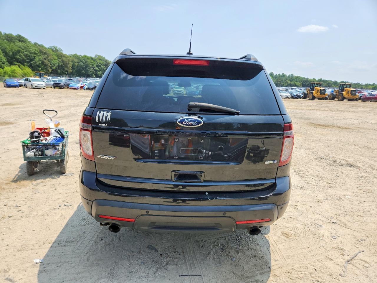 2014 Ford Explorer Sport Black vin: 1FM5K8GT2EGA25894