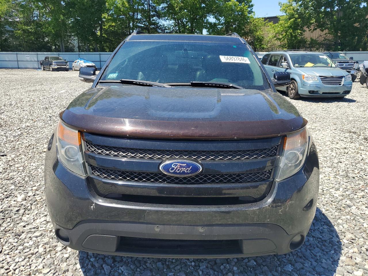 2014 Ford Explorer Sport Black vin: 1FM5K8GT2EGA46843