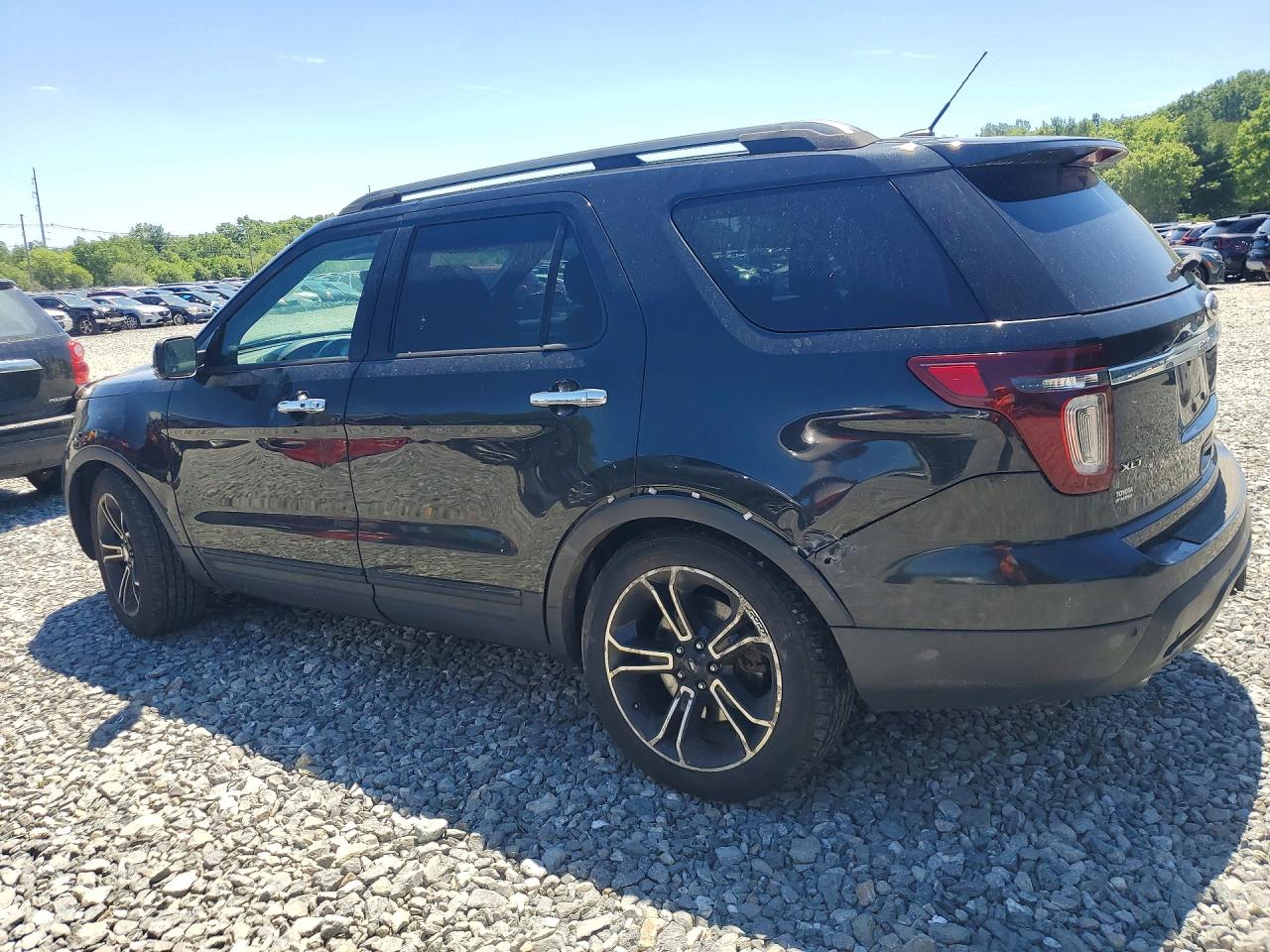 2014 Ford Explorer Sport Black vin: 1FM5K8GT2EGA46843