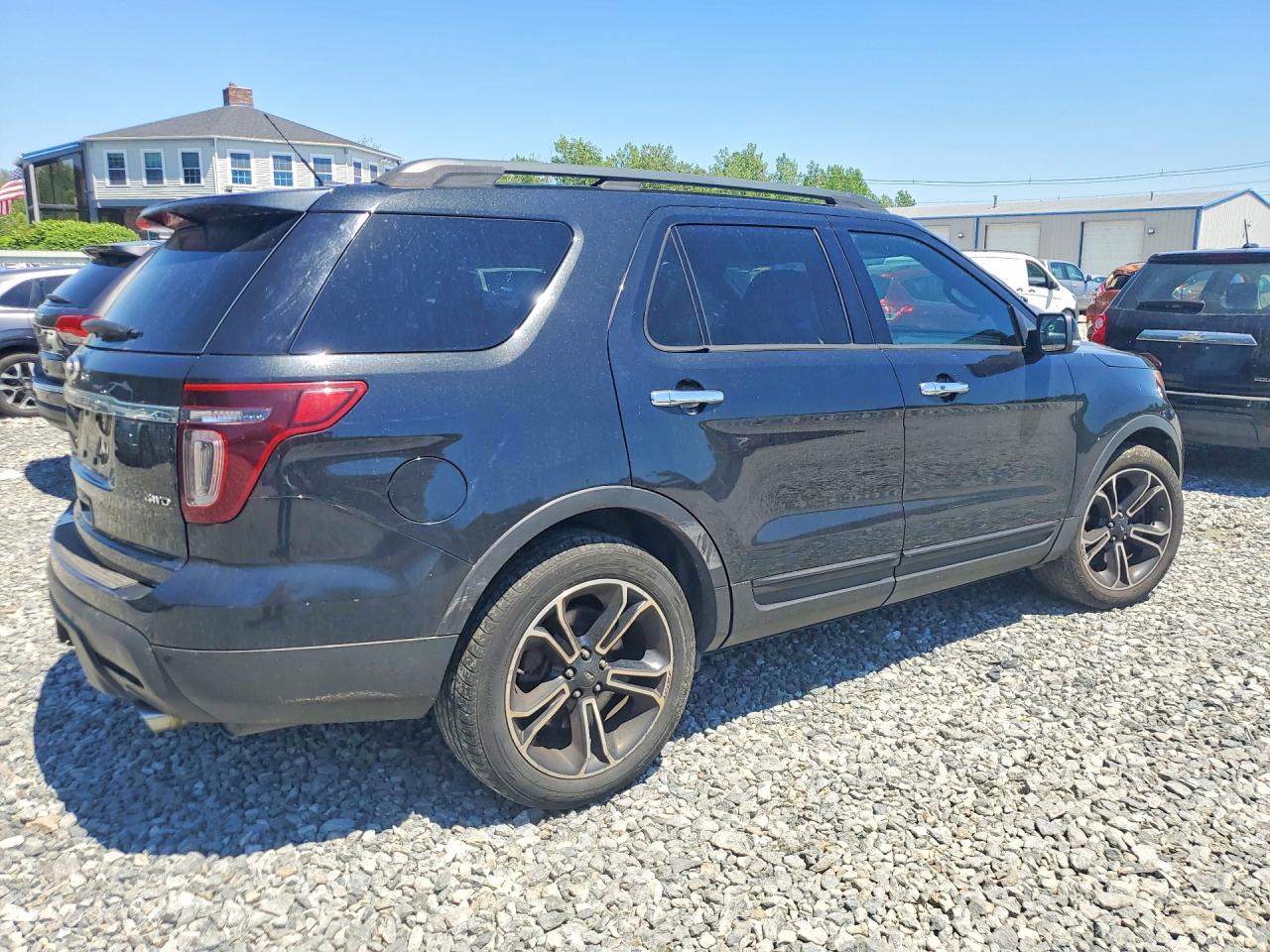 2014 Ford Explorer Sport Black vin: 1FM5K8GT2EGA46843