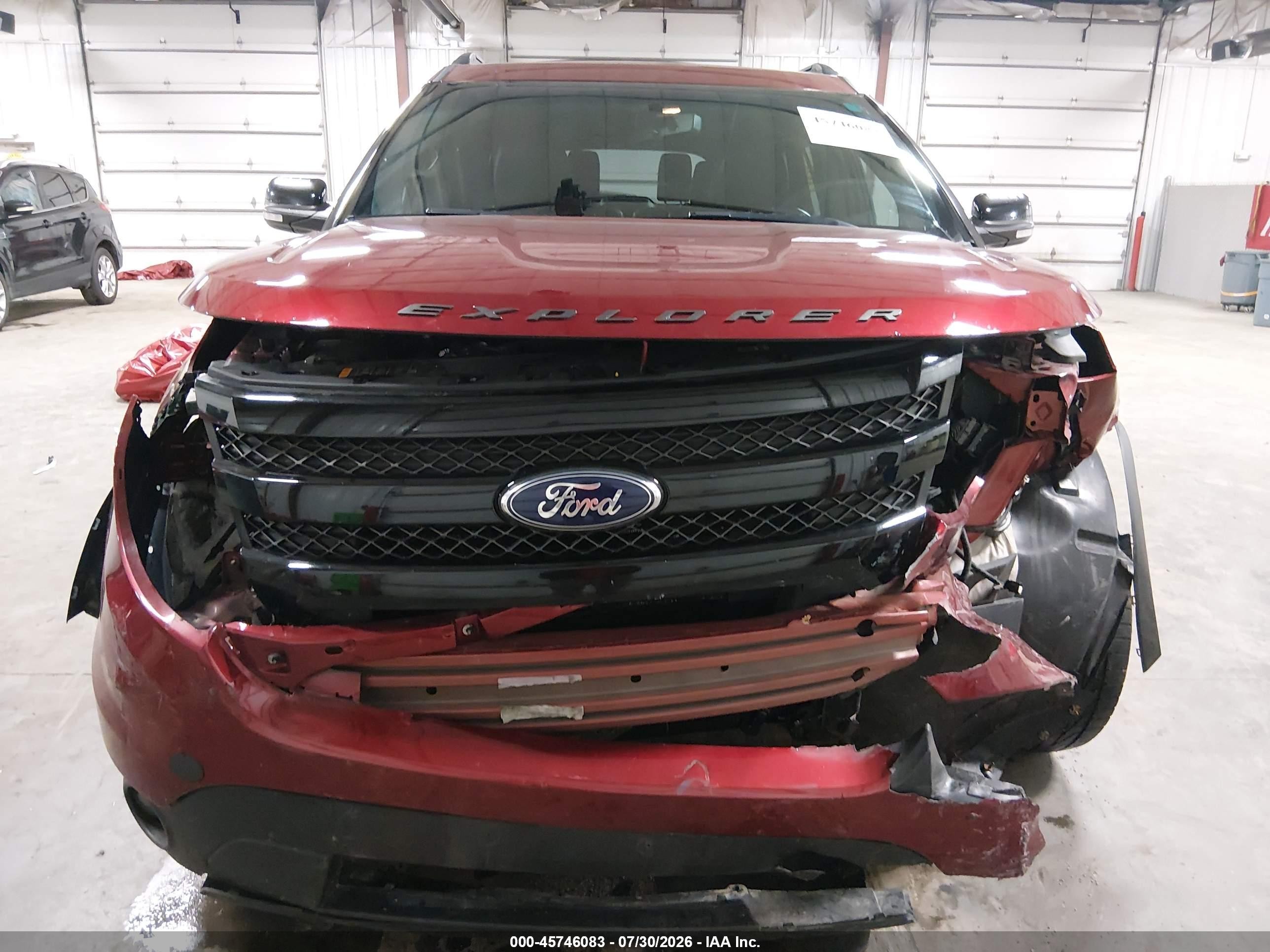 2014 Ford Explorer Sport Red vin: 1FM5K8GT2EGA53842