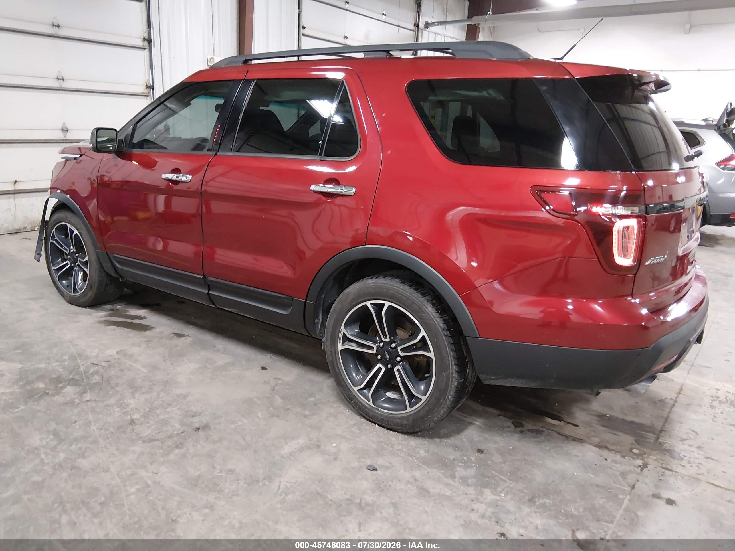 2014 Ford Explorer Sport Red vin: 1FM5K8GT2EGA53842