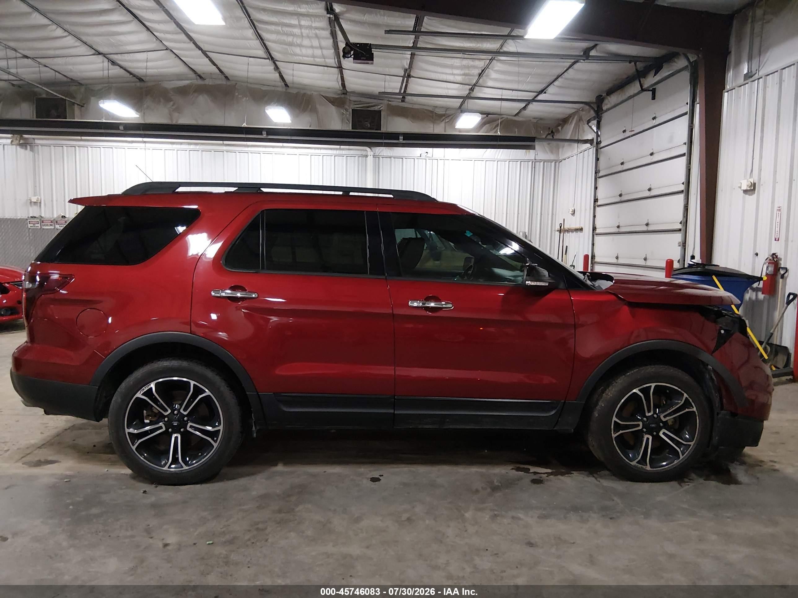 2014 Ford Explorer Sport Red vin: 1FM5K8GT2EGA53842
