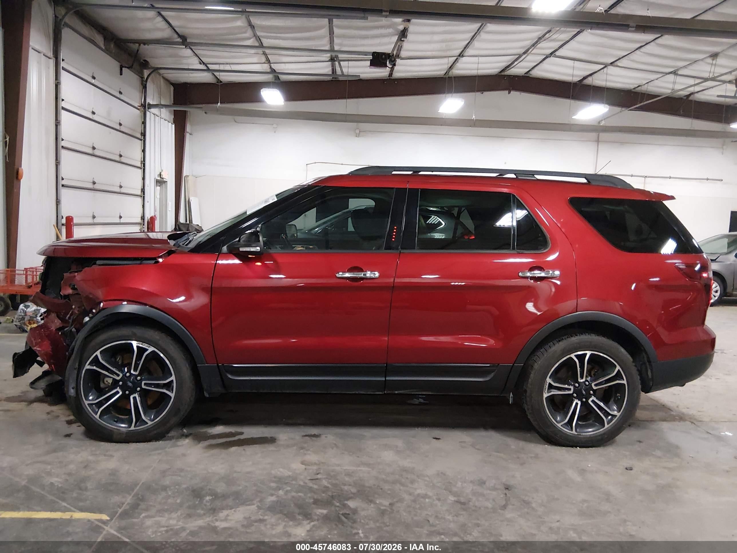 2014 Ford Explorer Sport Red vin: 1FM5K8GT2EGA53842