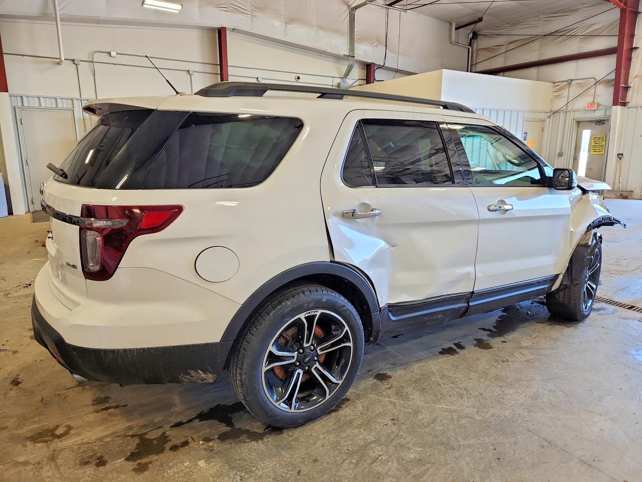 2014 Ford Explorer Sport Белый vin: 1FM5K8GT2EGB25820