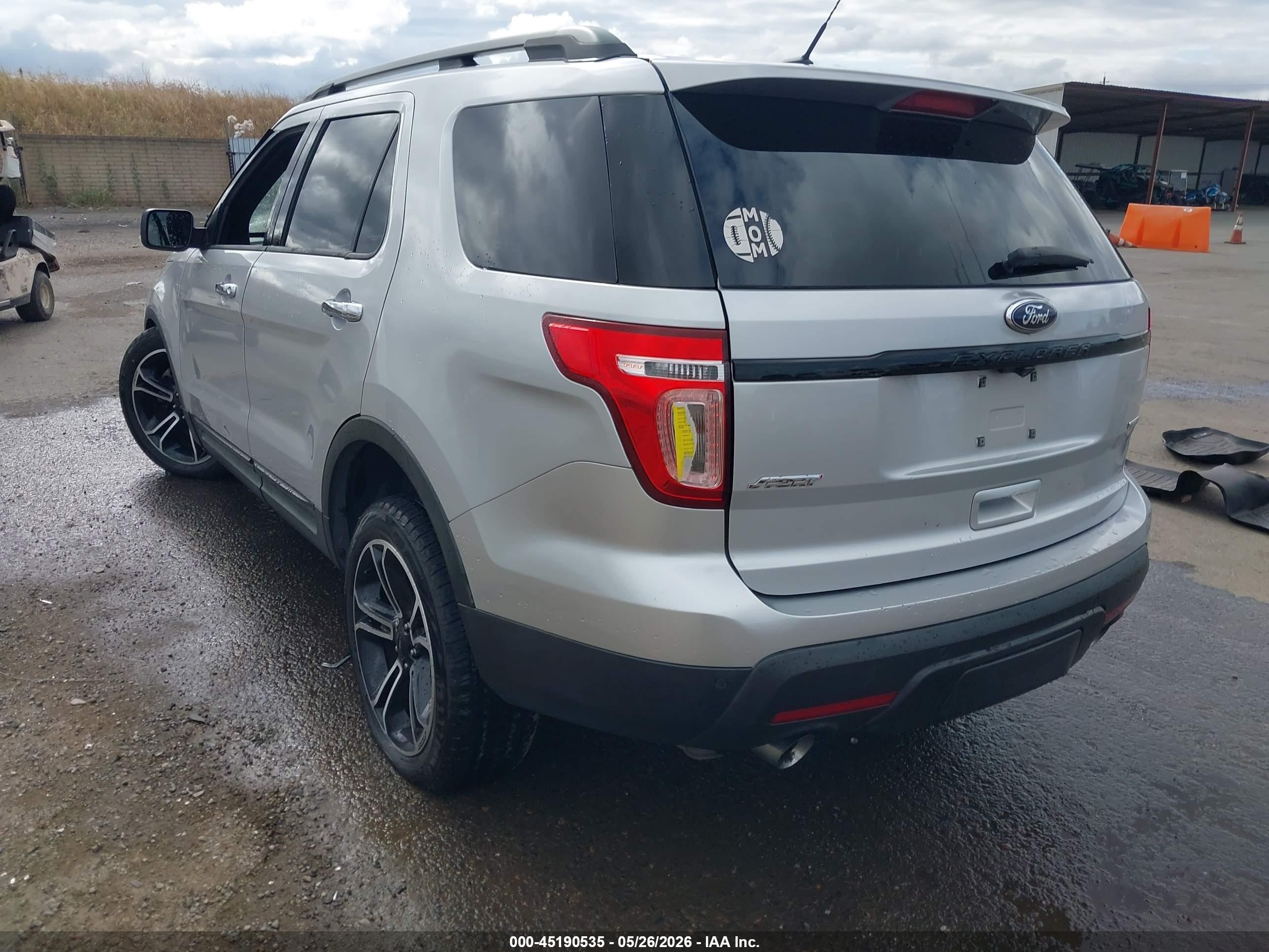 2014 Ford Explorer Sport Silver vin: 1FM5K8GT2EGC12830