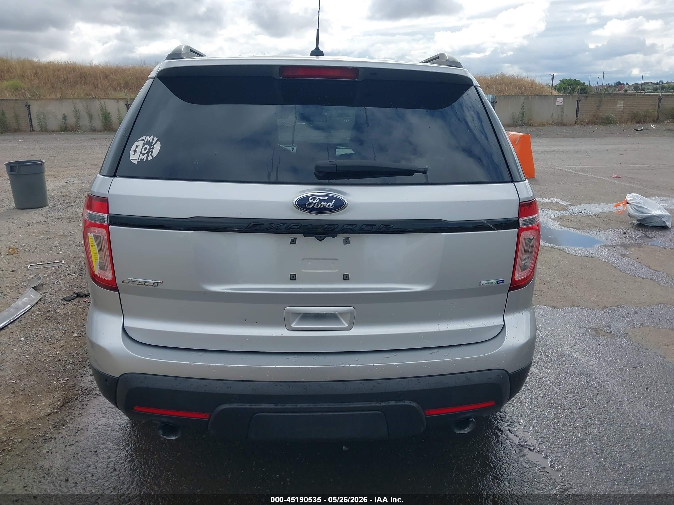 2014 Ford Explorer Sport Silver vin: 1FM5K8GT2EGC12830