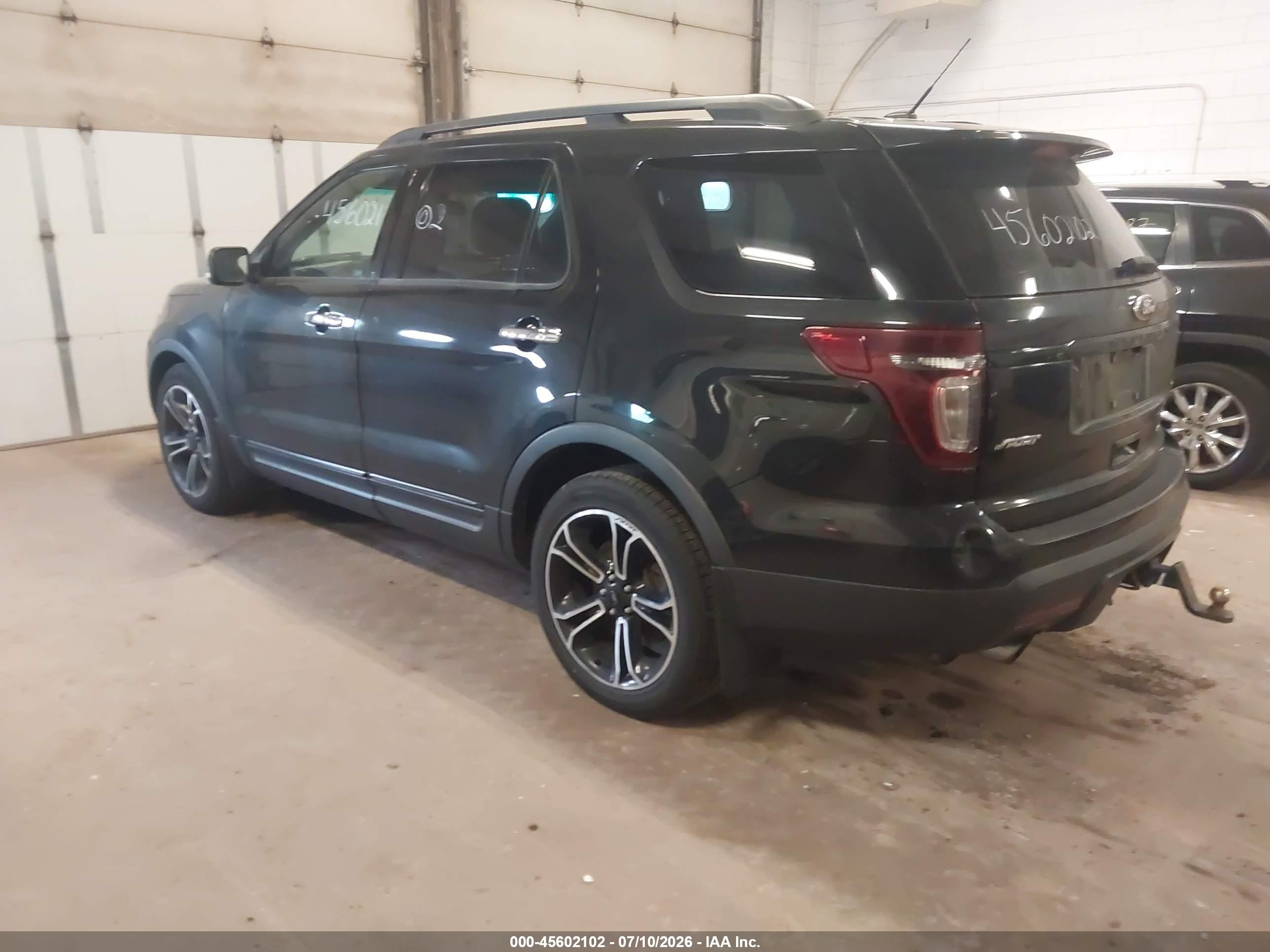 2014 Ford Explorer Sport Black vin: 1FM5K8GT2EGC15209