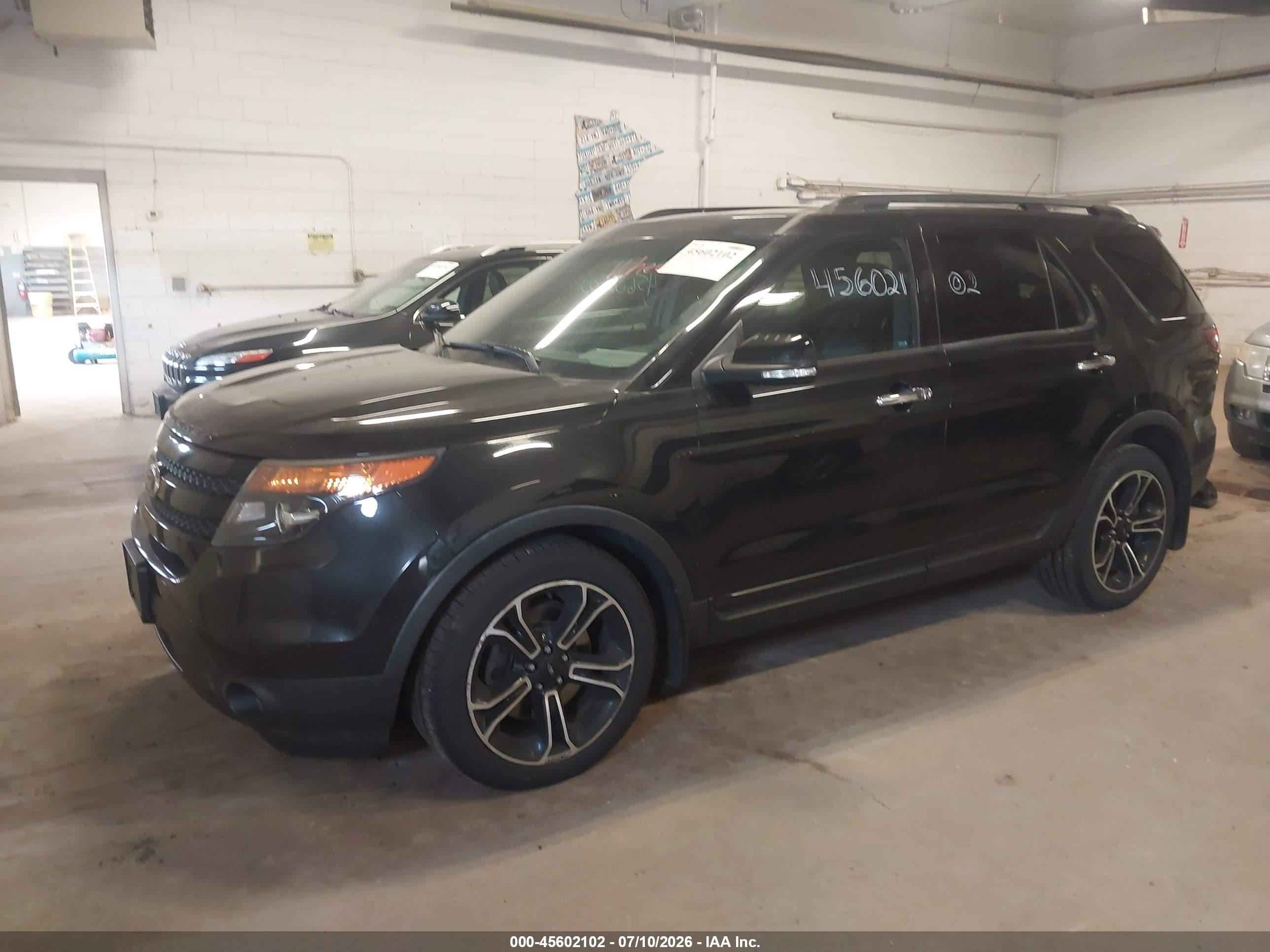 2014 Ford Explorer Sport Black vin: 1FM5K8GT2EGC15209