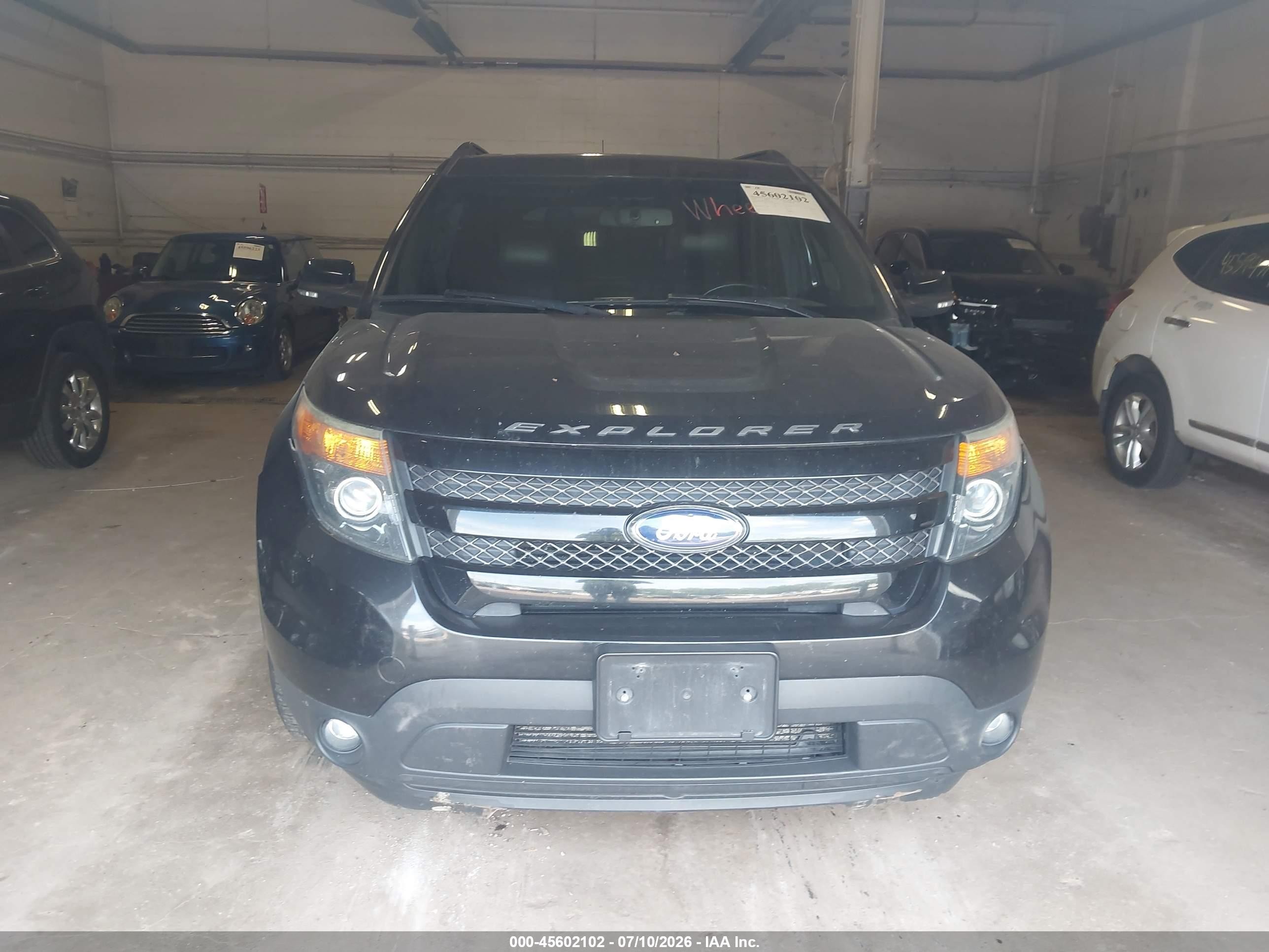 2014 Ford Explorer Sport Black vin: 1FM5K8GT2EGC15209