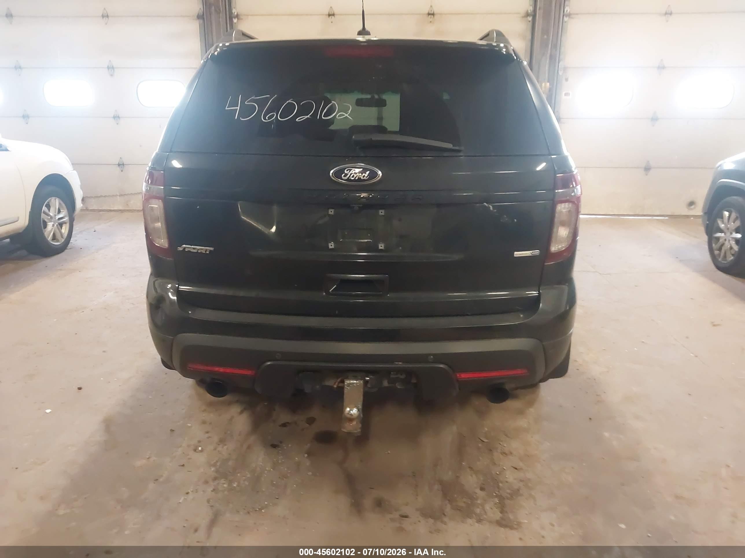 2014 Ford Explorer Sport Black vin: 1FM5K8GT2EGC15209