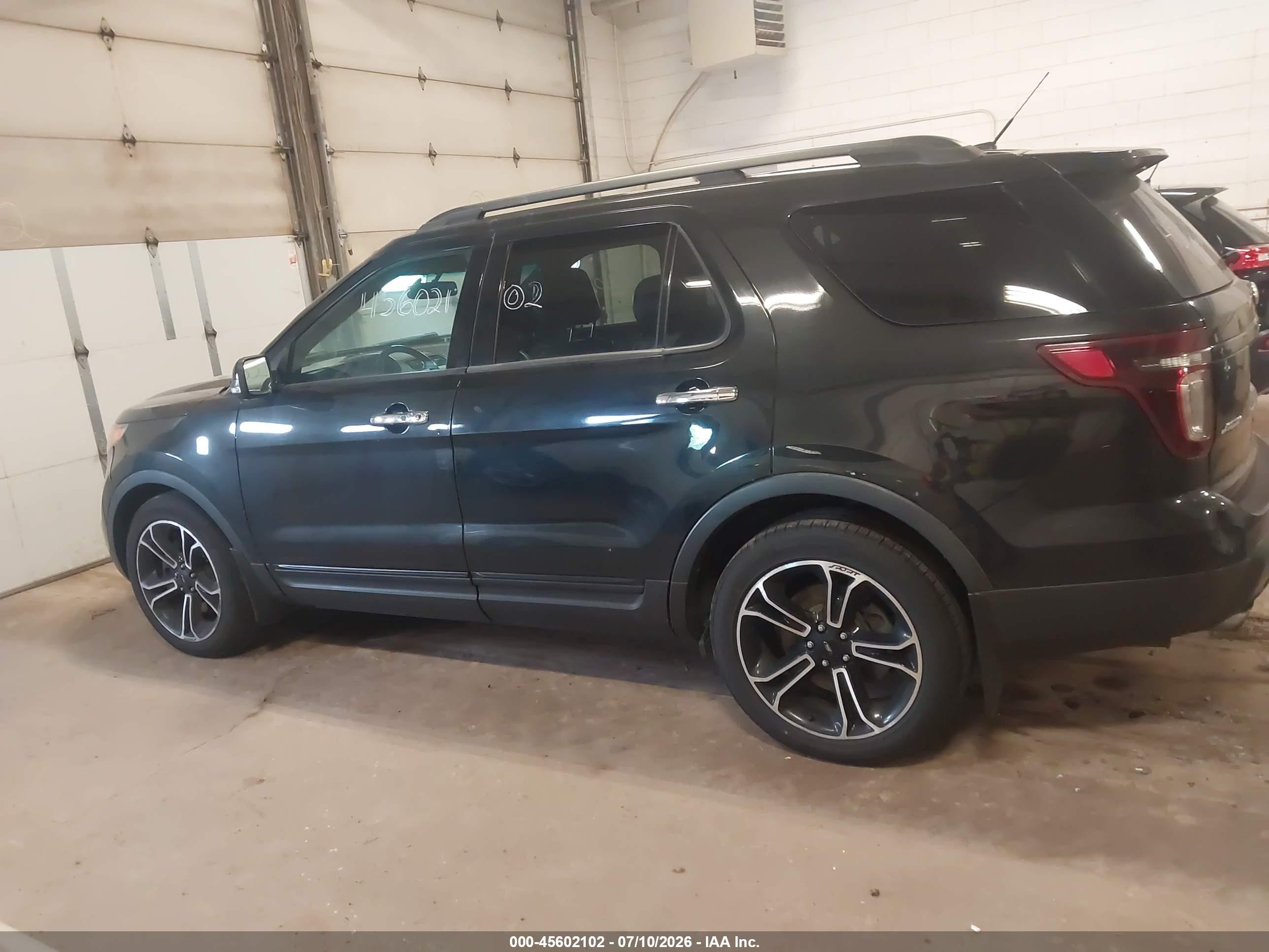 2014 Ford Explorer Sport Black vin: 1FM5K8GT2EGC15209