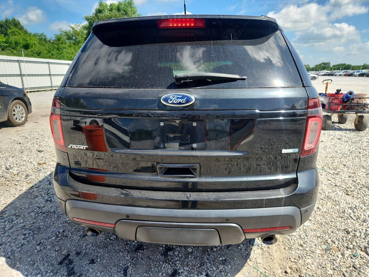 2014 Ford Explorer Sport Black vin: 1FM5K8GT2EGC22175