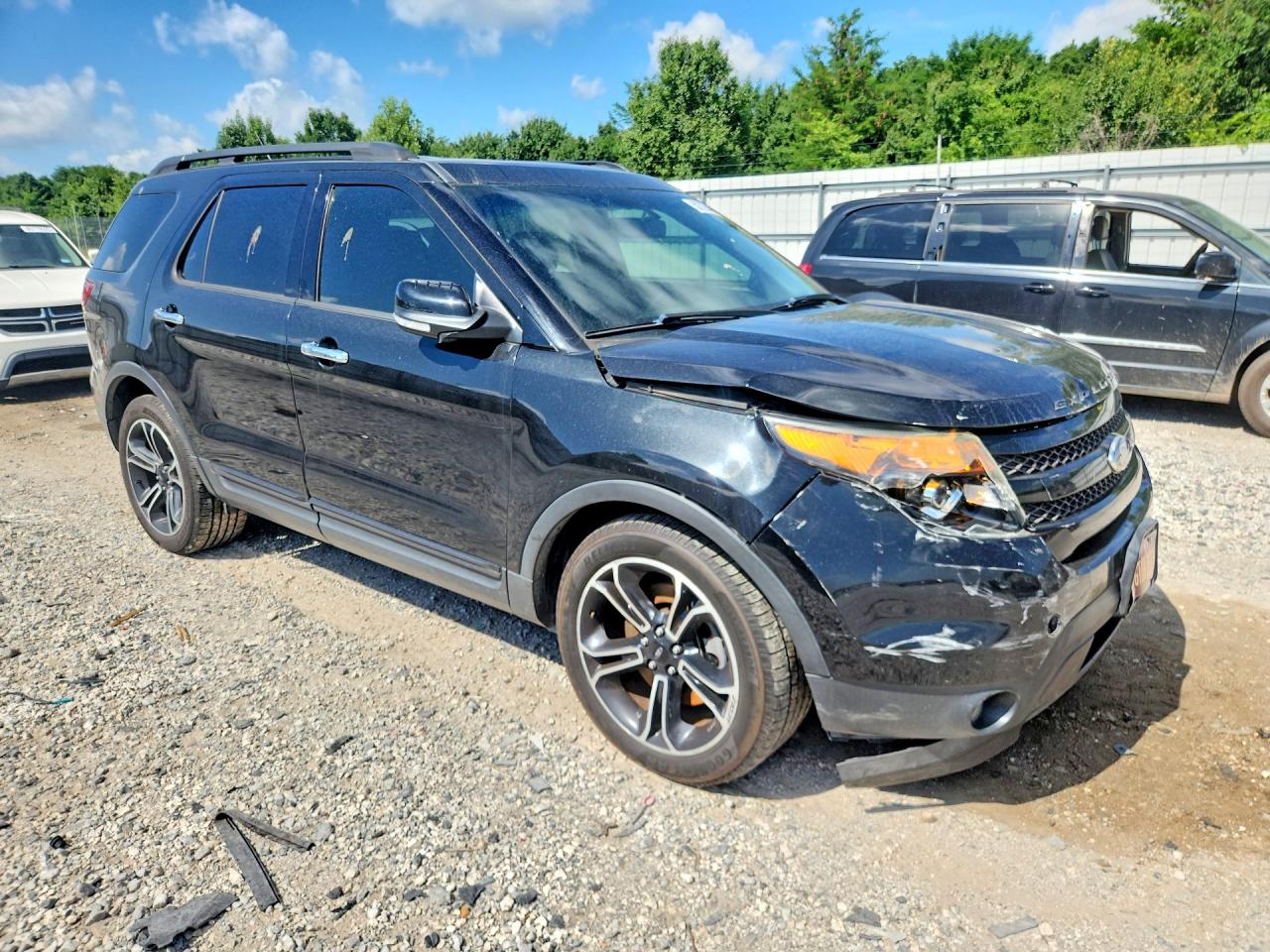 2014 Ford Explorer Sport Black vin: 1FM5K8GT2EGC22175