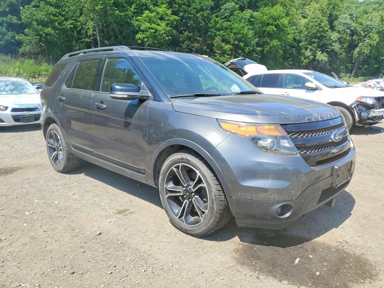 2015 Ford Explorer Sport Угольный vin: 1FM5K8GT2FGA00690