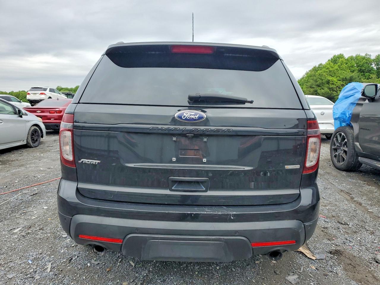 2015 Ford Explorer Sport Black vin: 1FM5K8GT2FGA01452