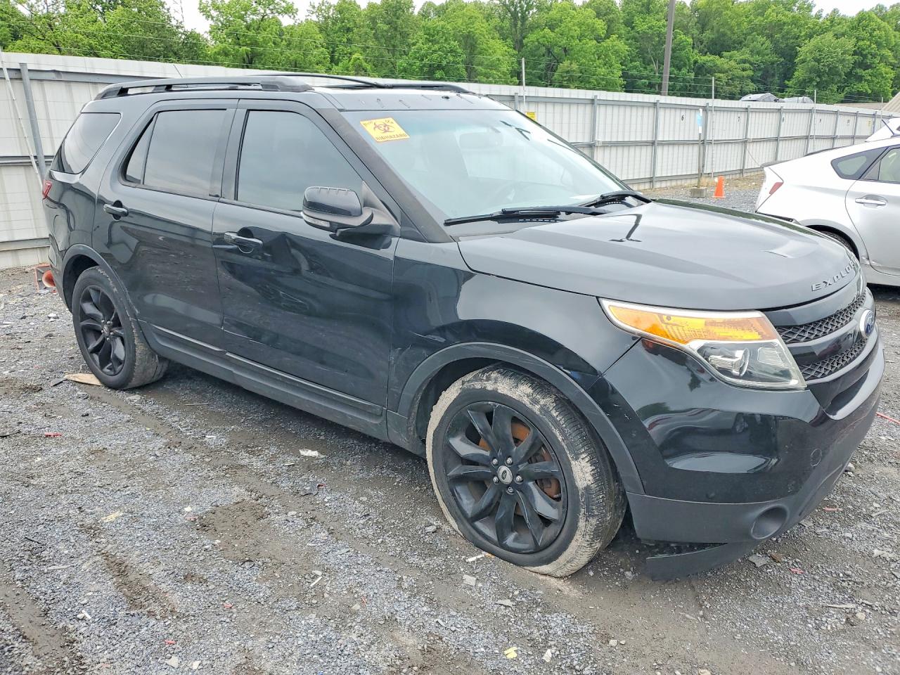 2015 Ford Explorer Sport Black vin: 1FM5K8GT2FGA01452