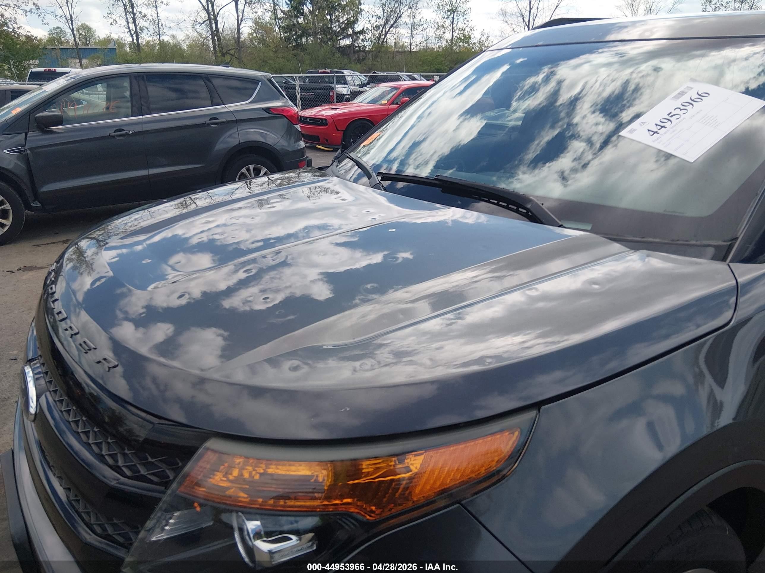 2015 Ford Explorer Sport Gray vin: 1FM5K8GT2FGA68536