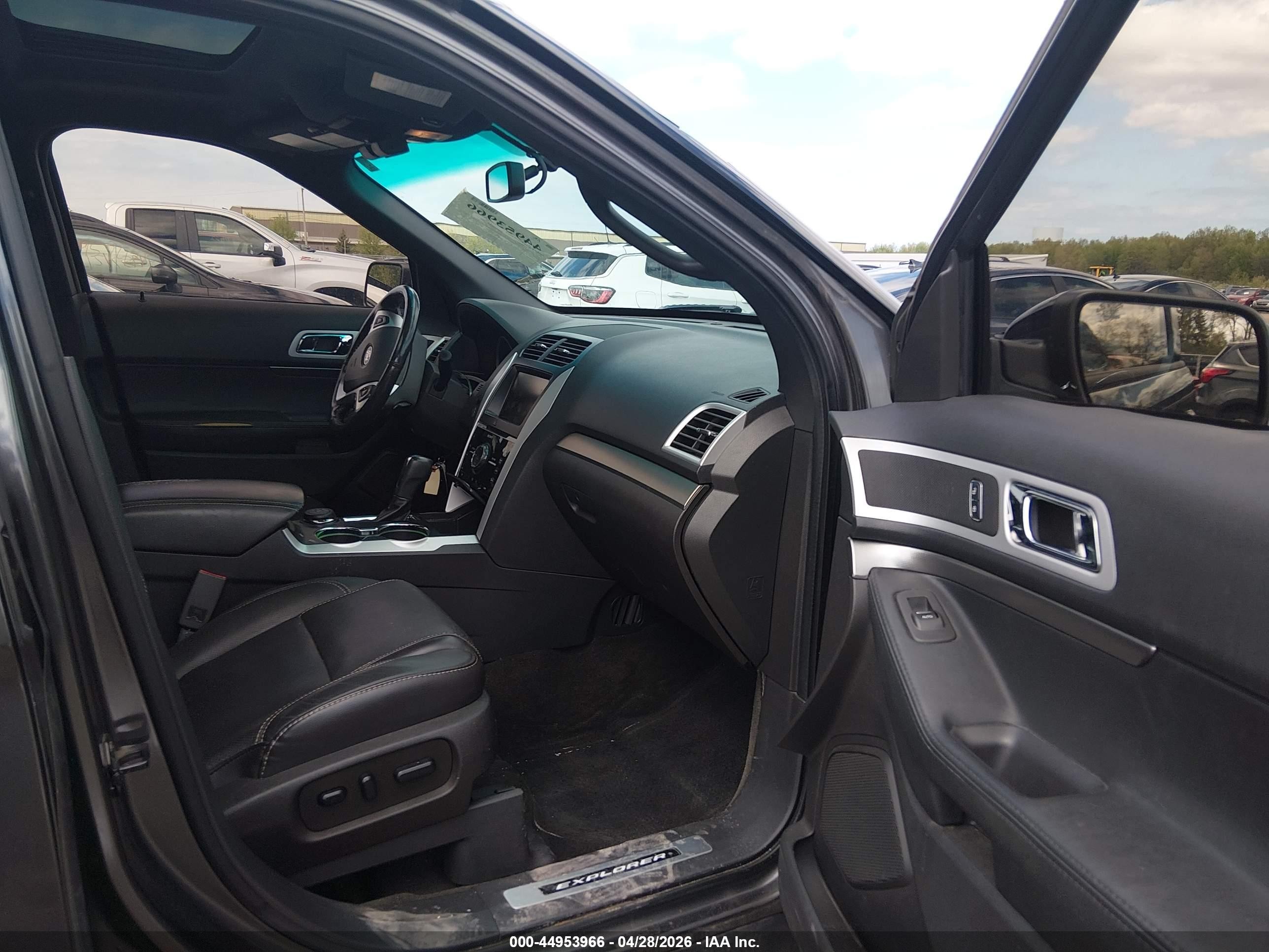 2015 Ford Explorer Sport Gray vin: 1FM5K8GT2FGA68536
