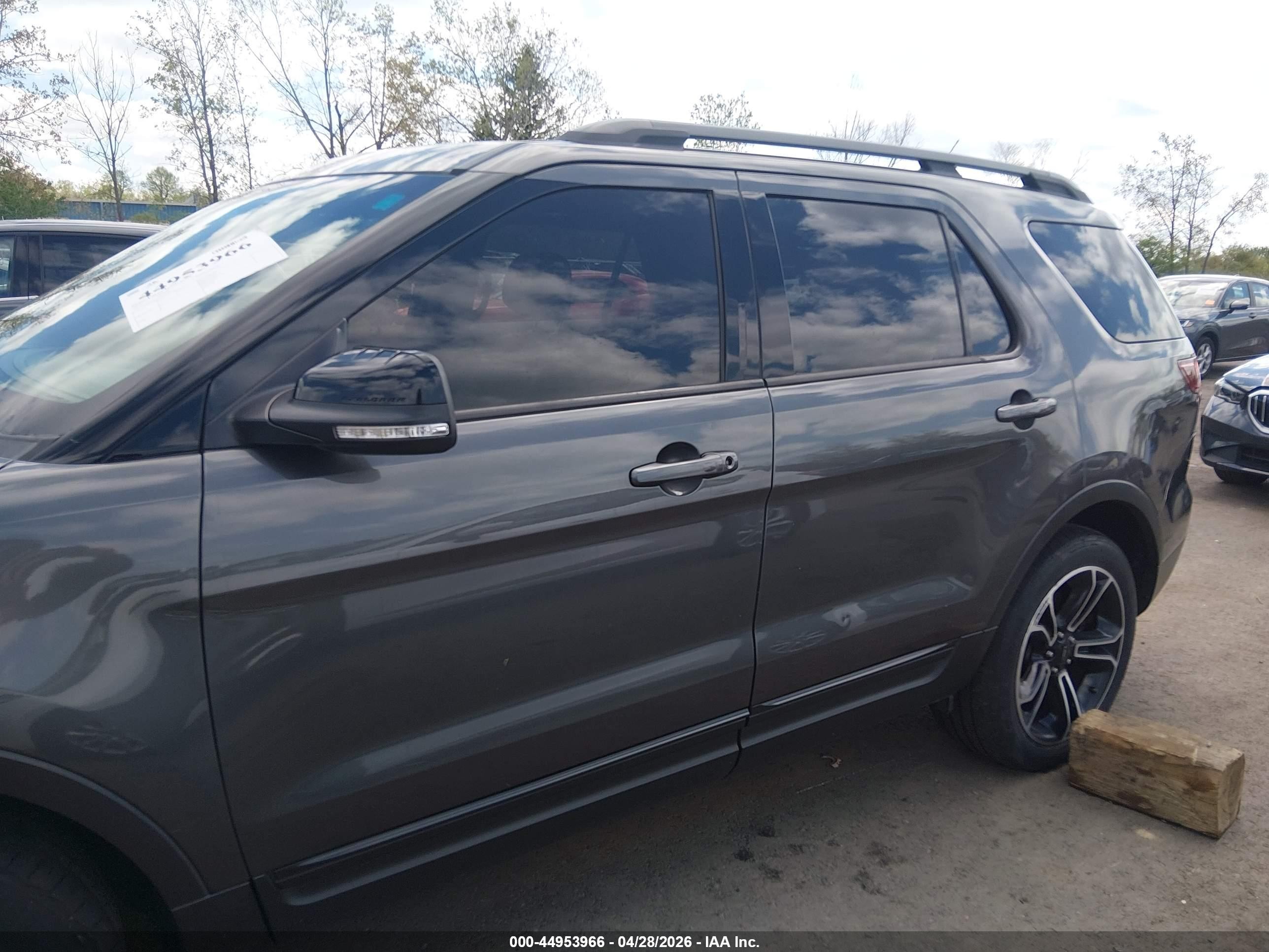 2015 Ford Explorer Sport Gray vin: 1FM5K8GT2FGA68536