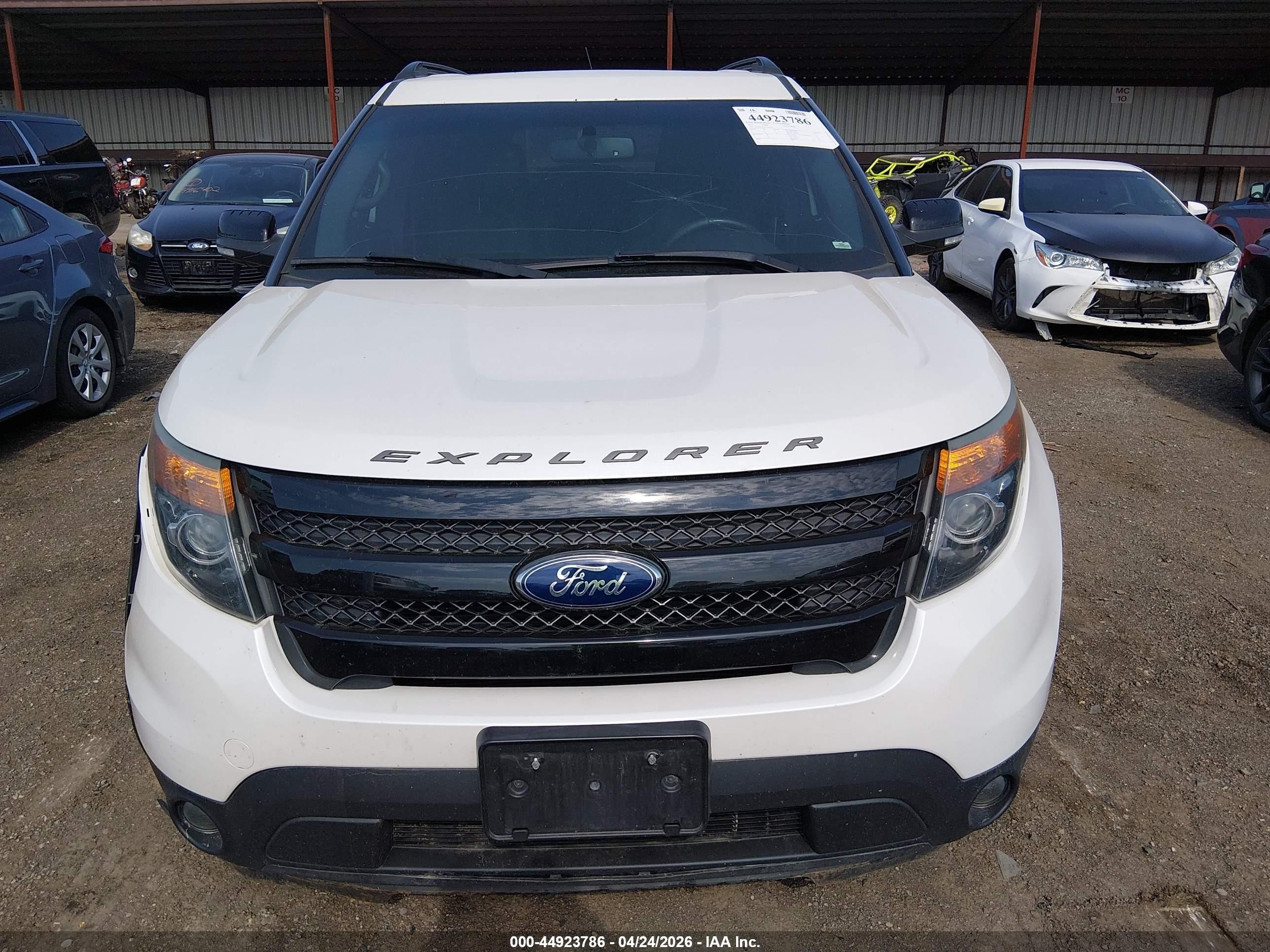2015 Ford Explorer Sport White vin: 1FM5K8GT2FGA84316