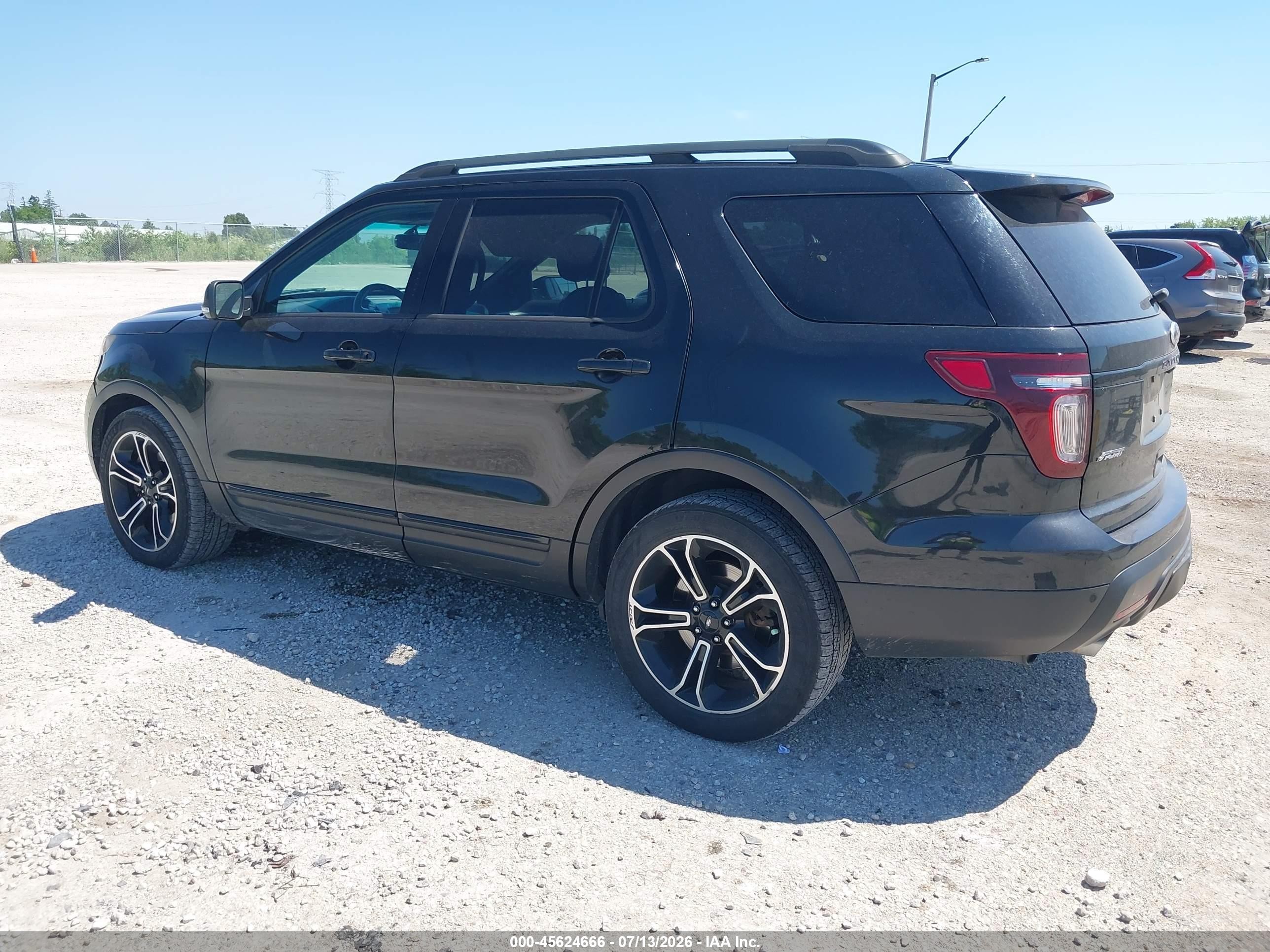 2015 Ford Explorer Sport Черный vin: 1FM5K8GT2FGA96322