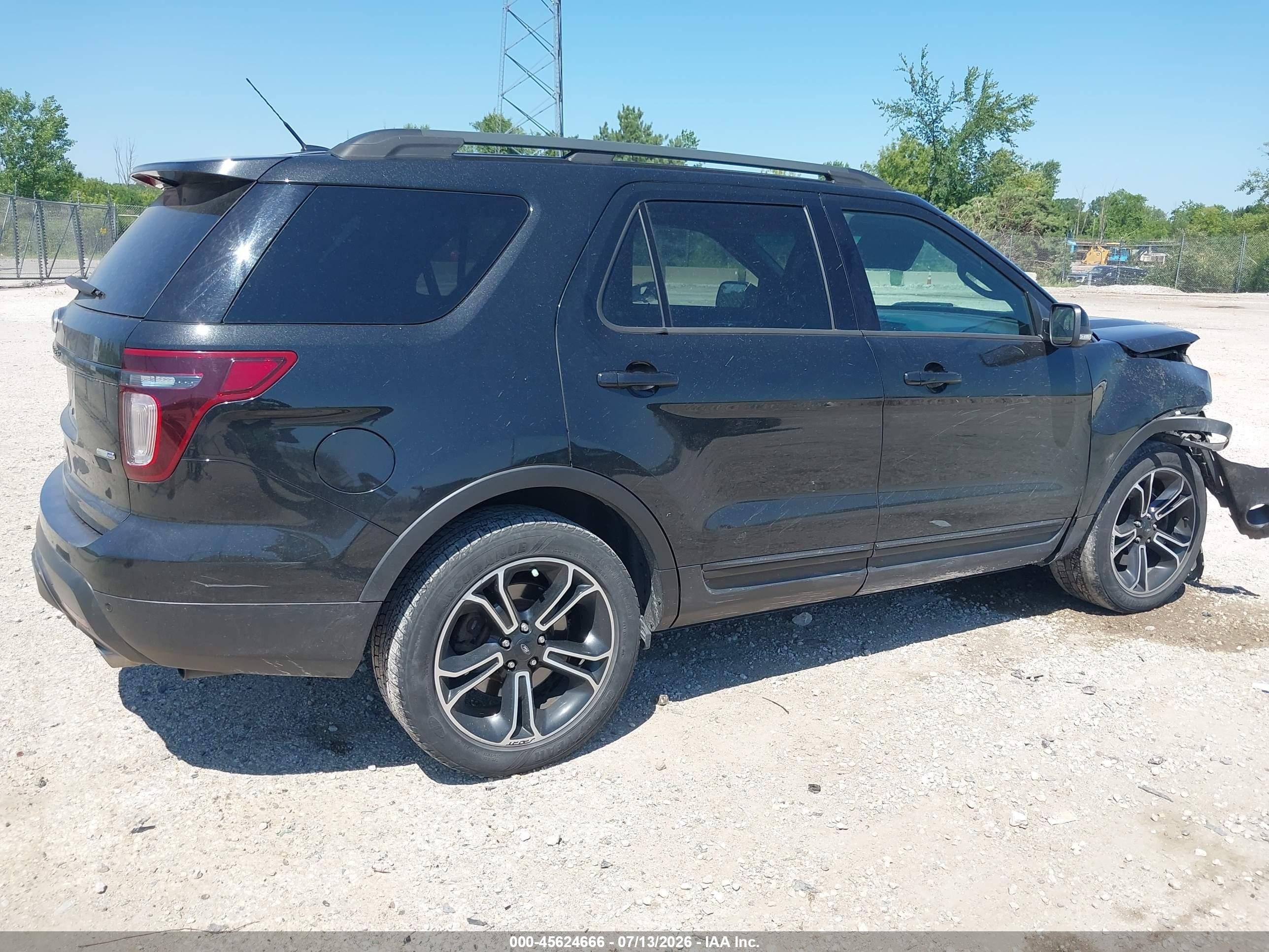 2015 Ford Explorer Sport Черный vin: 1FM5K8GT2FGA96322
