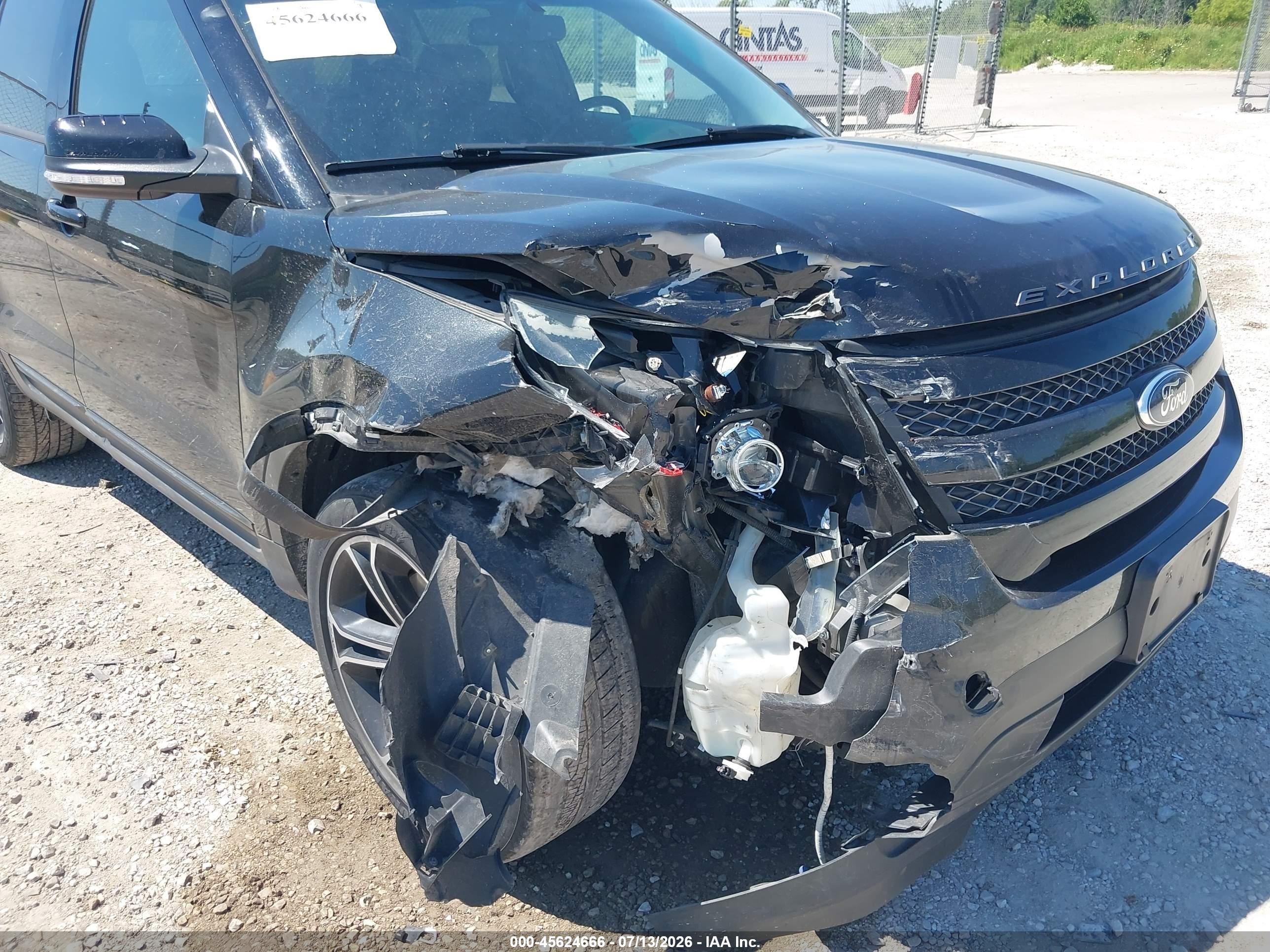 2015 Ford Explorer Sport Черный vin: 1FM5K8GT2FGA96322