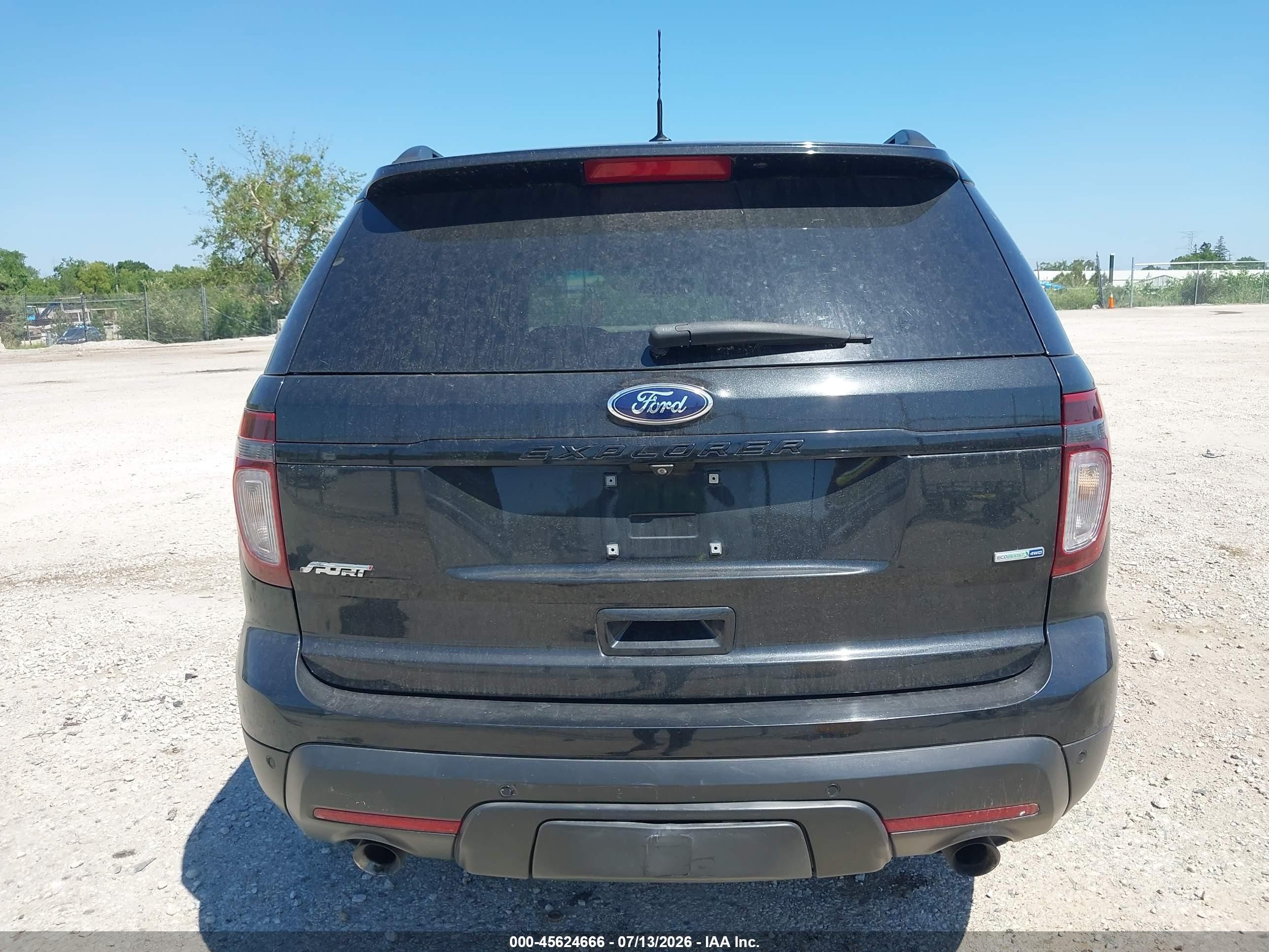 2015 Ford Explorer Sport Черный vin: 1FM5K8GT2FGA96322